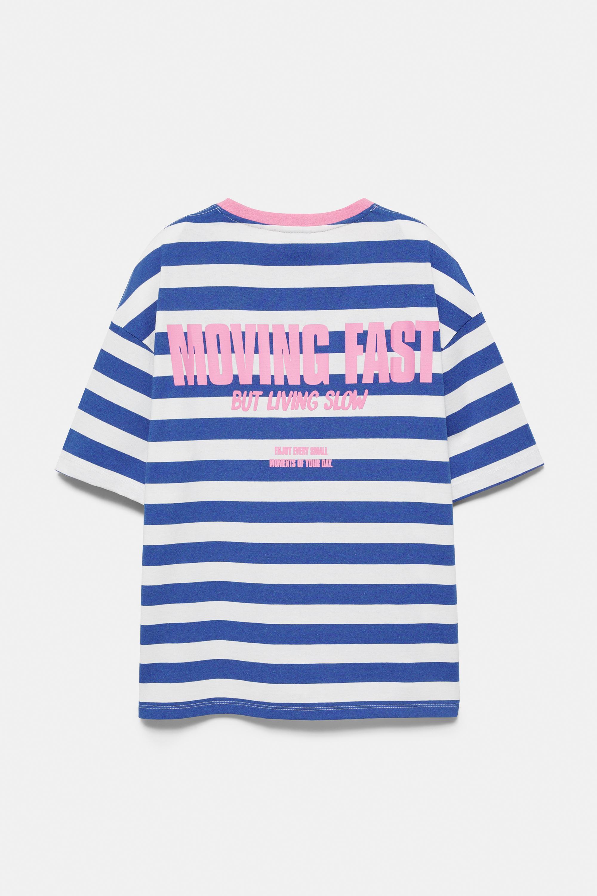 STWD striped T-shirt — Navy