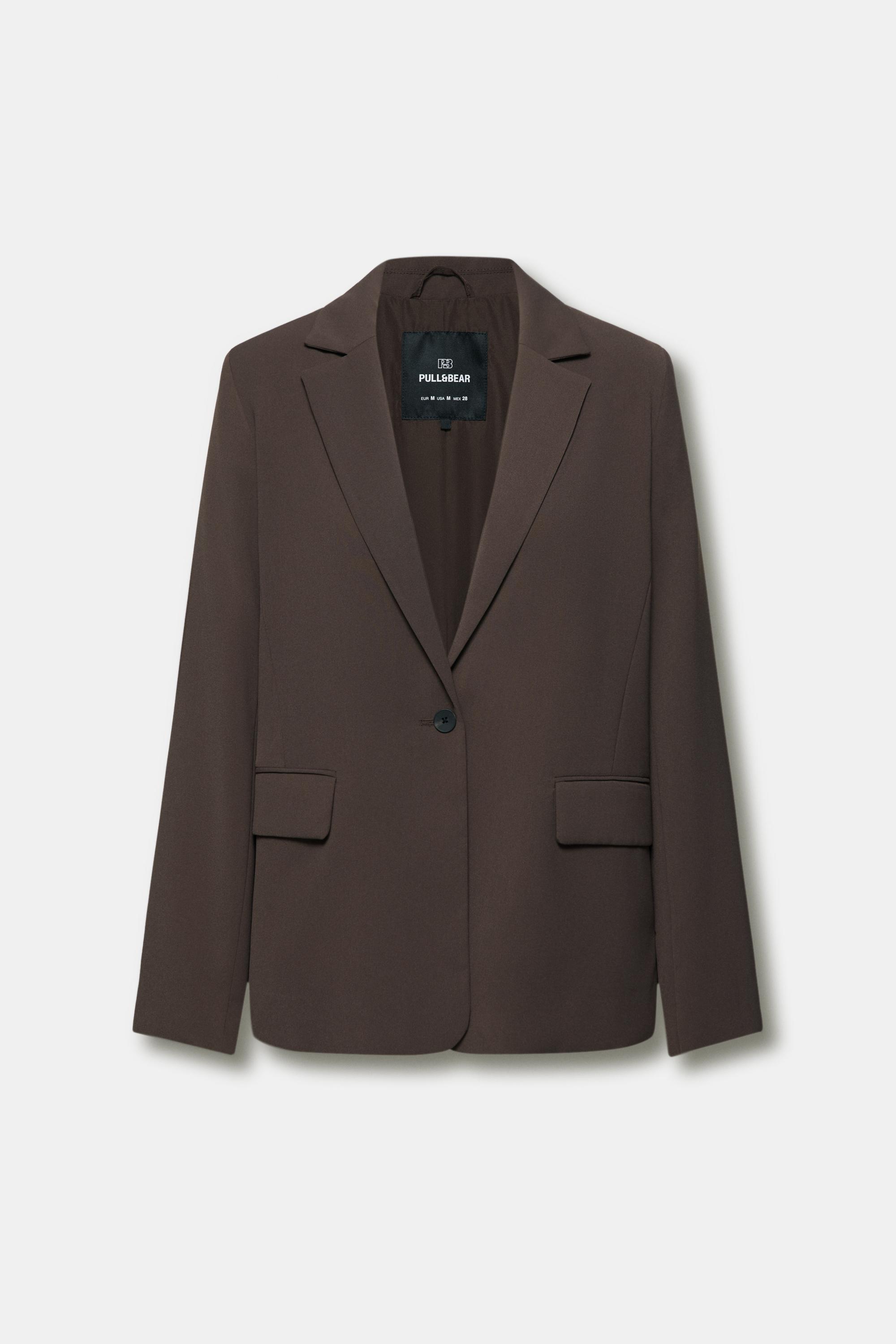 Basic blazer — Brown