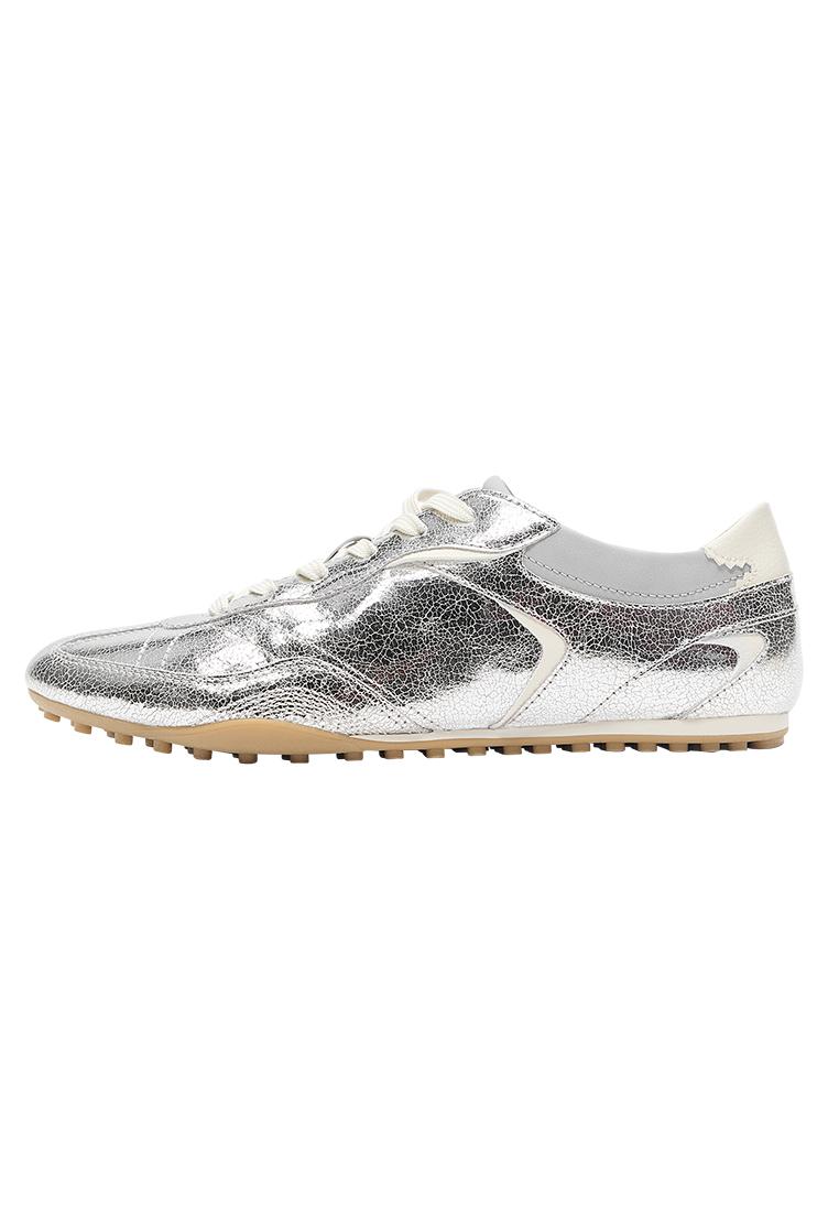 Metallic trainers — Silver