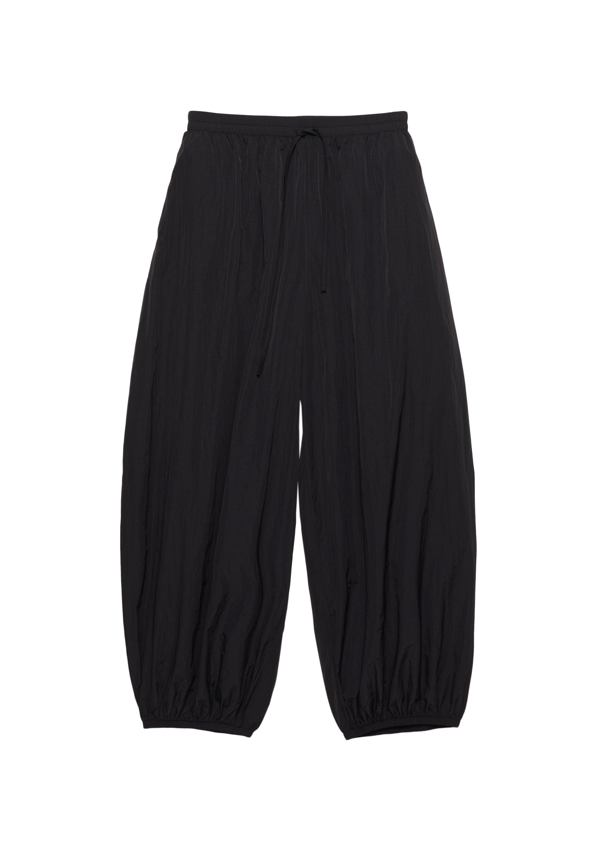 Naylon görünümlü şalvar pantolon