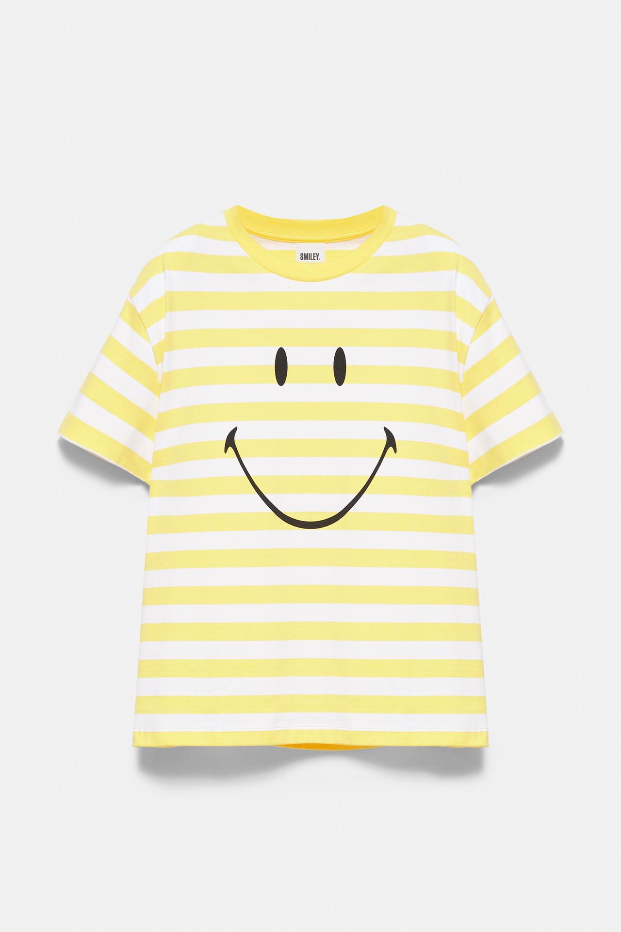 Smiley striped T-shirt — Striped
