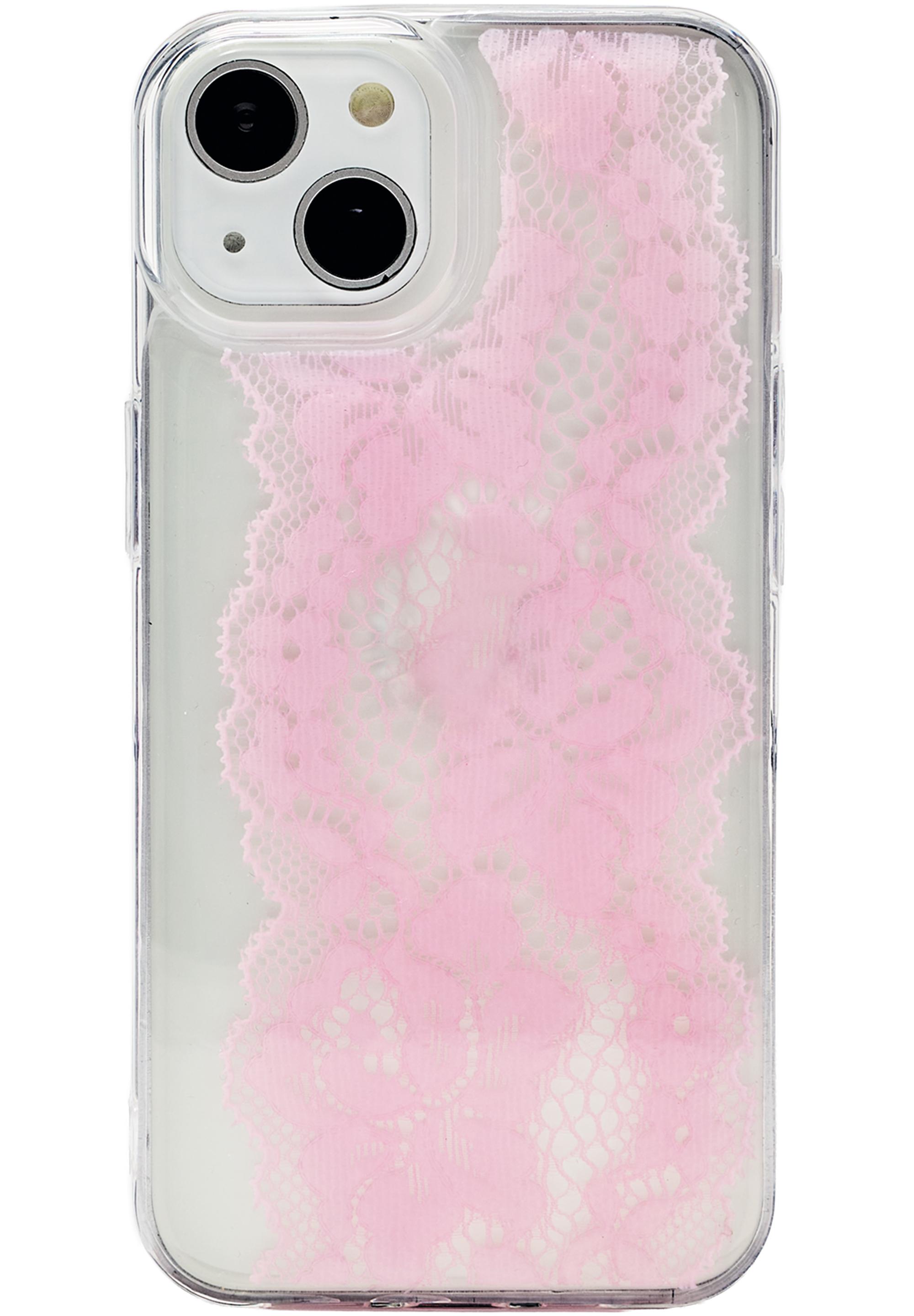 Lace iPhone case — Pink