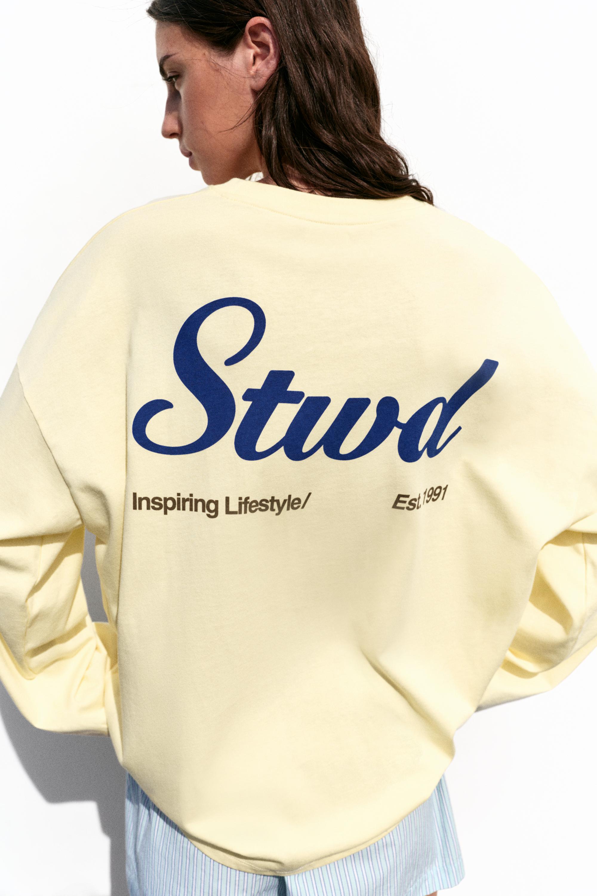 Long sleeve STWD T-shirt — Yellow
