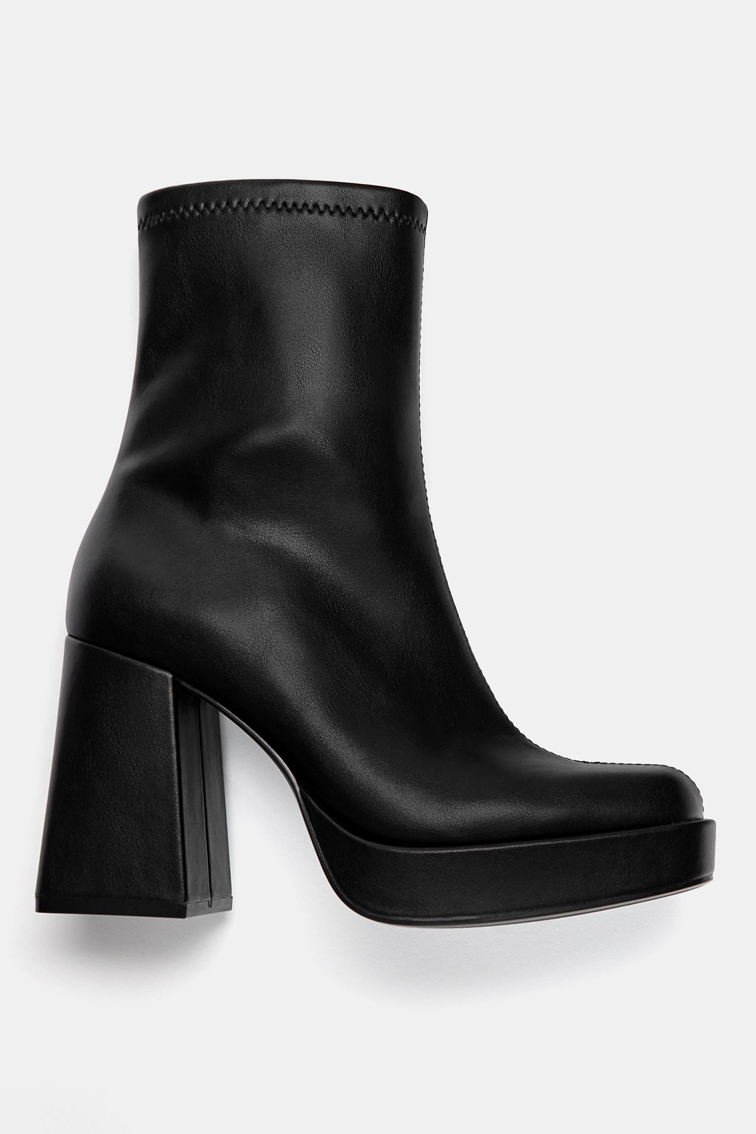 Pull and bear boots womens best sale