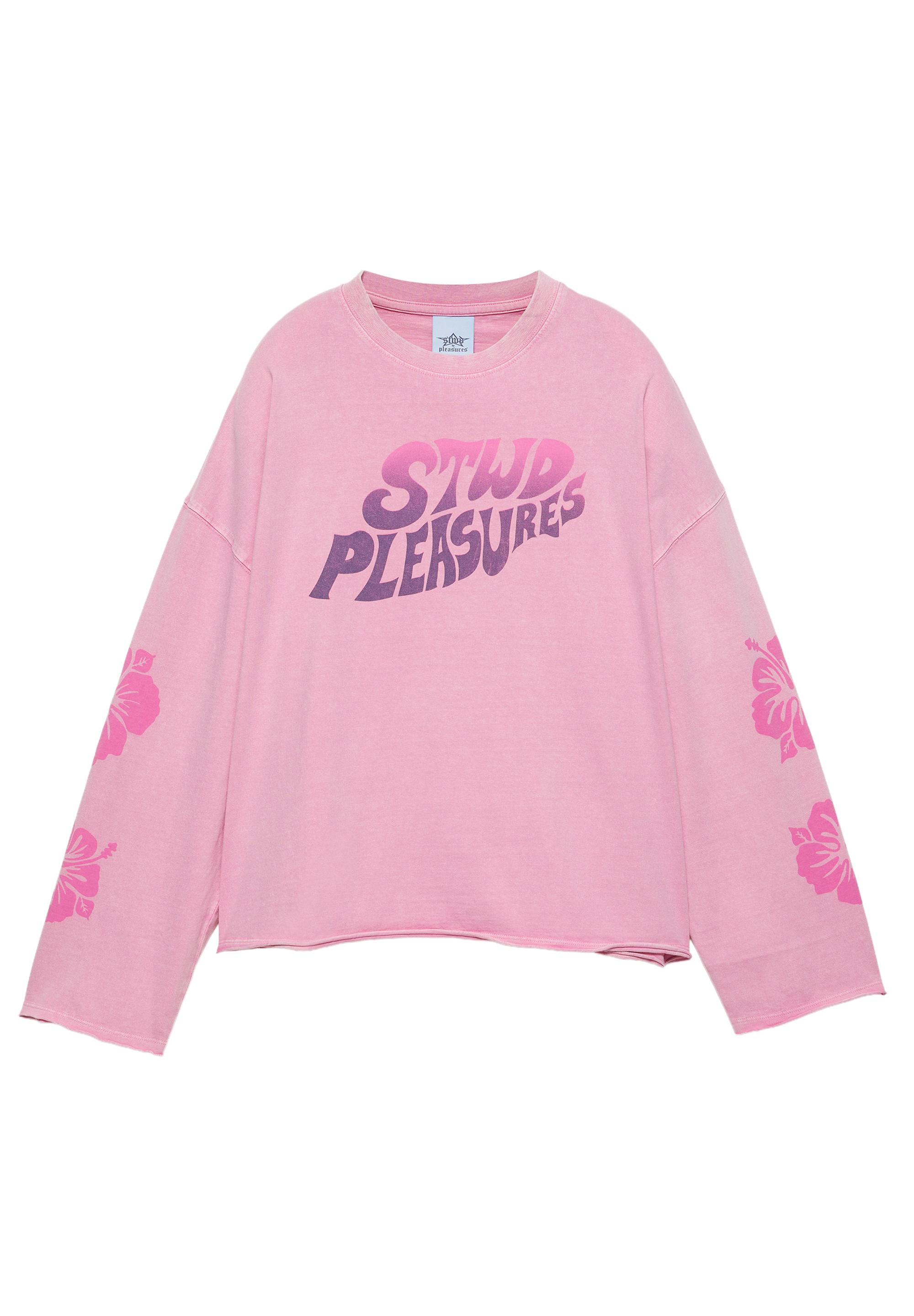 Pleasures x STWD long sleeve T-shirt — Pink