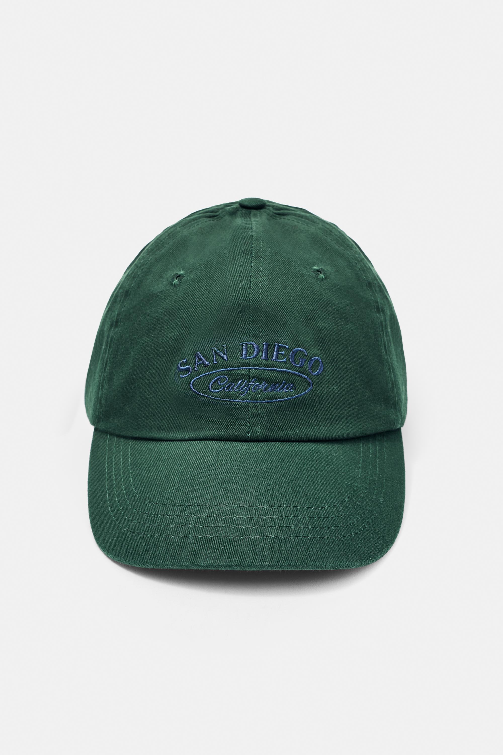 San Diego embroidered cap — Green