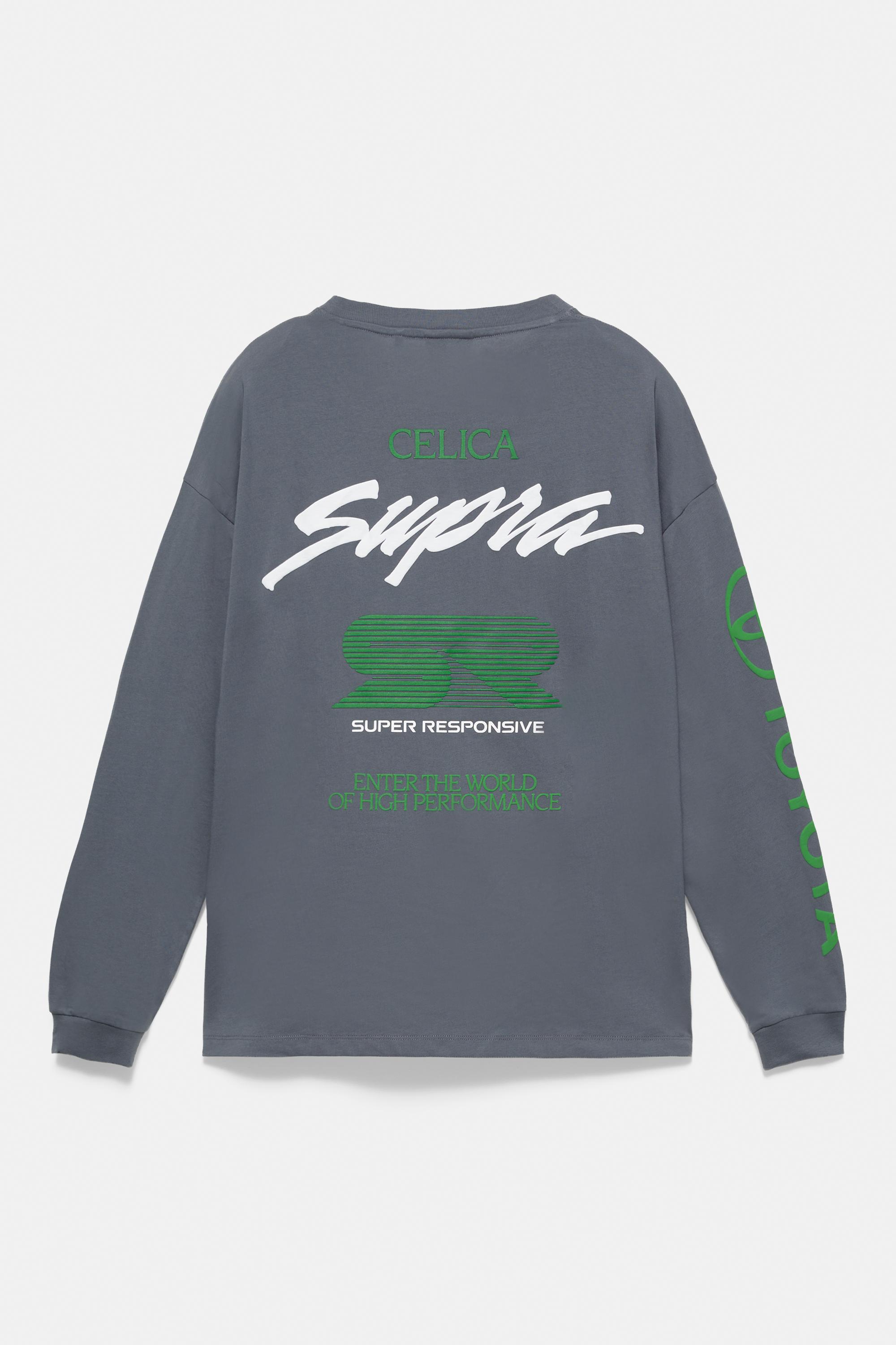Toyota Celica long sleeve T-shirt — Dark anthracite