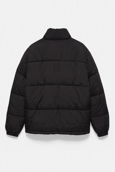 High neck puffer jacket — Black 7