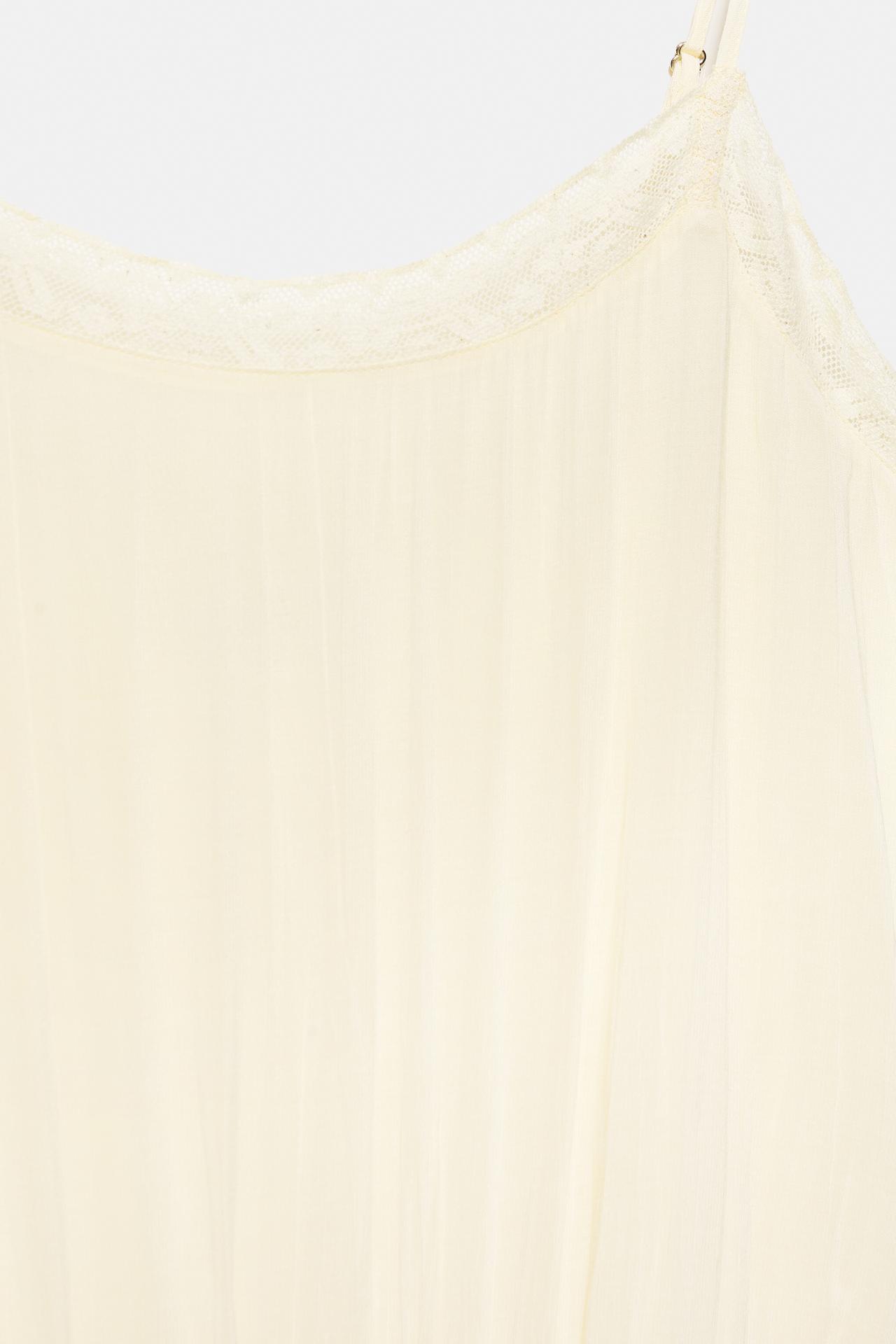 Short slip dress — Vanilla