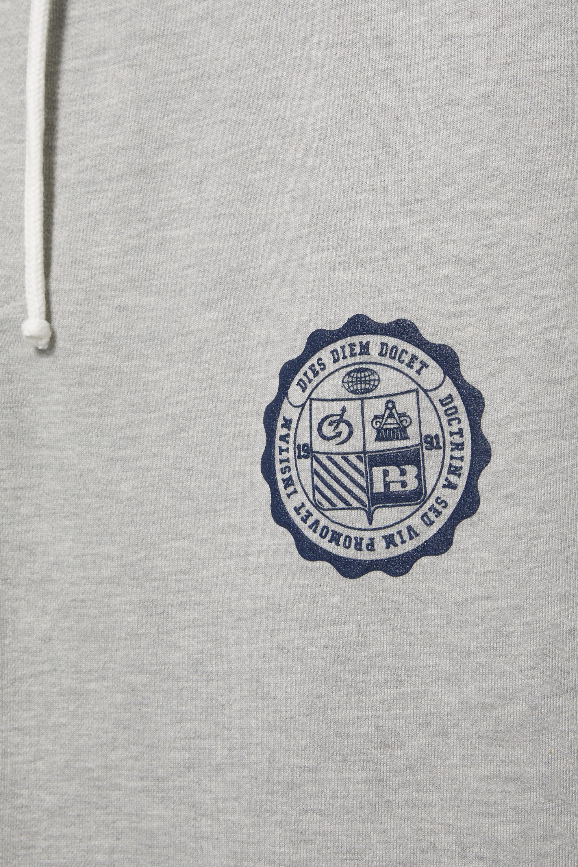 Varsity jogger trousers — Grey marl