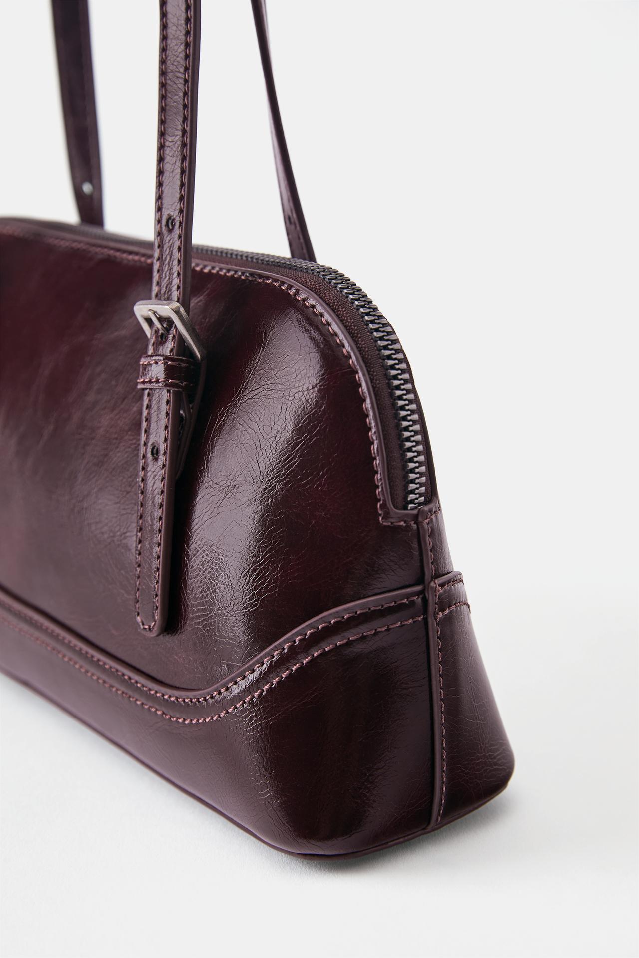 Bowling shoulder bag — Maroon