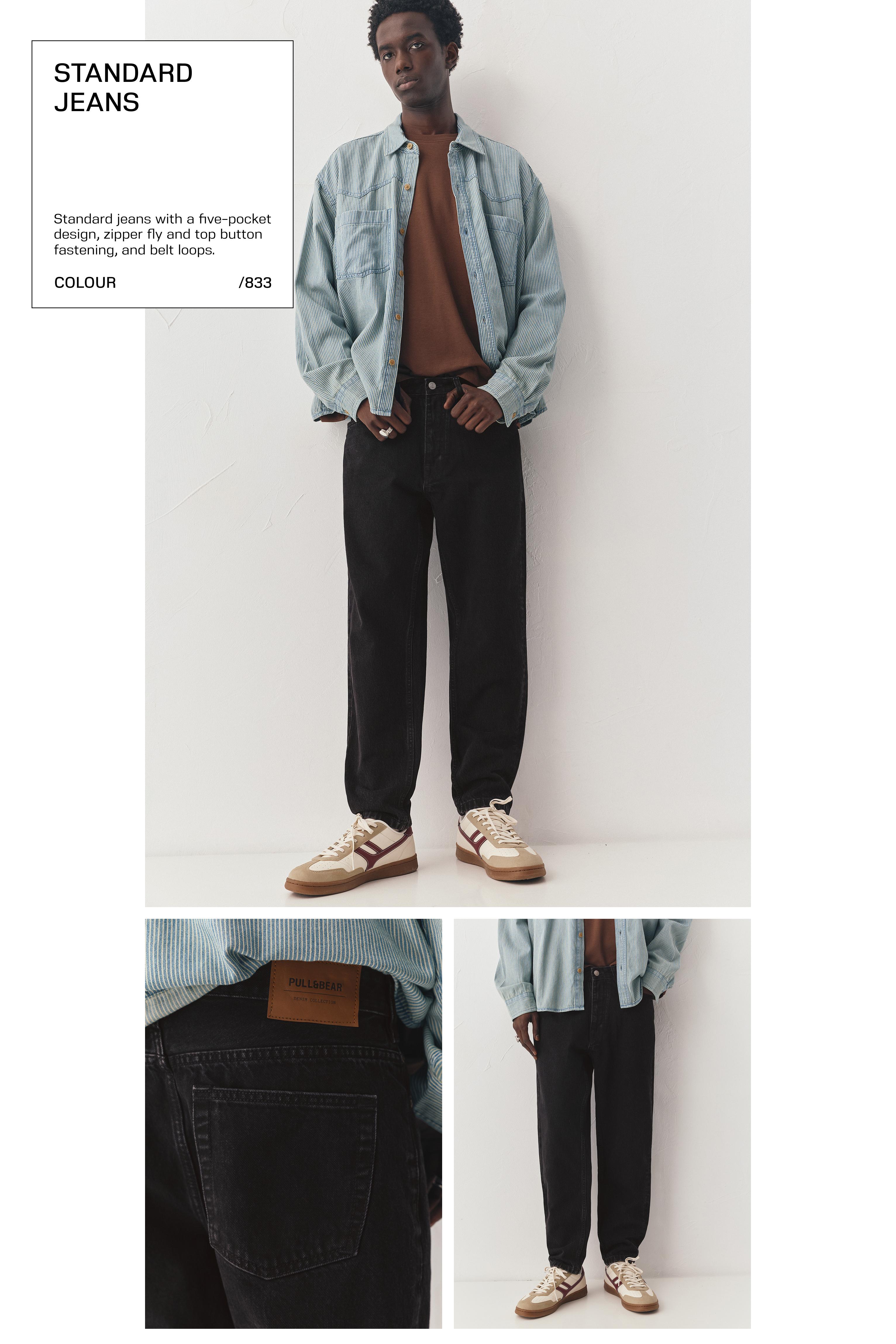 Standard jeans — Faded black