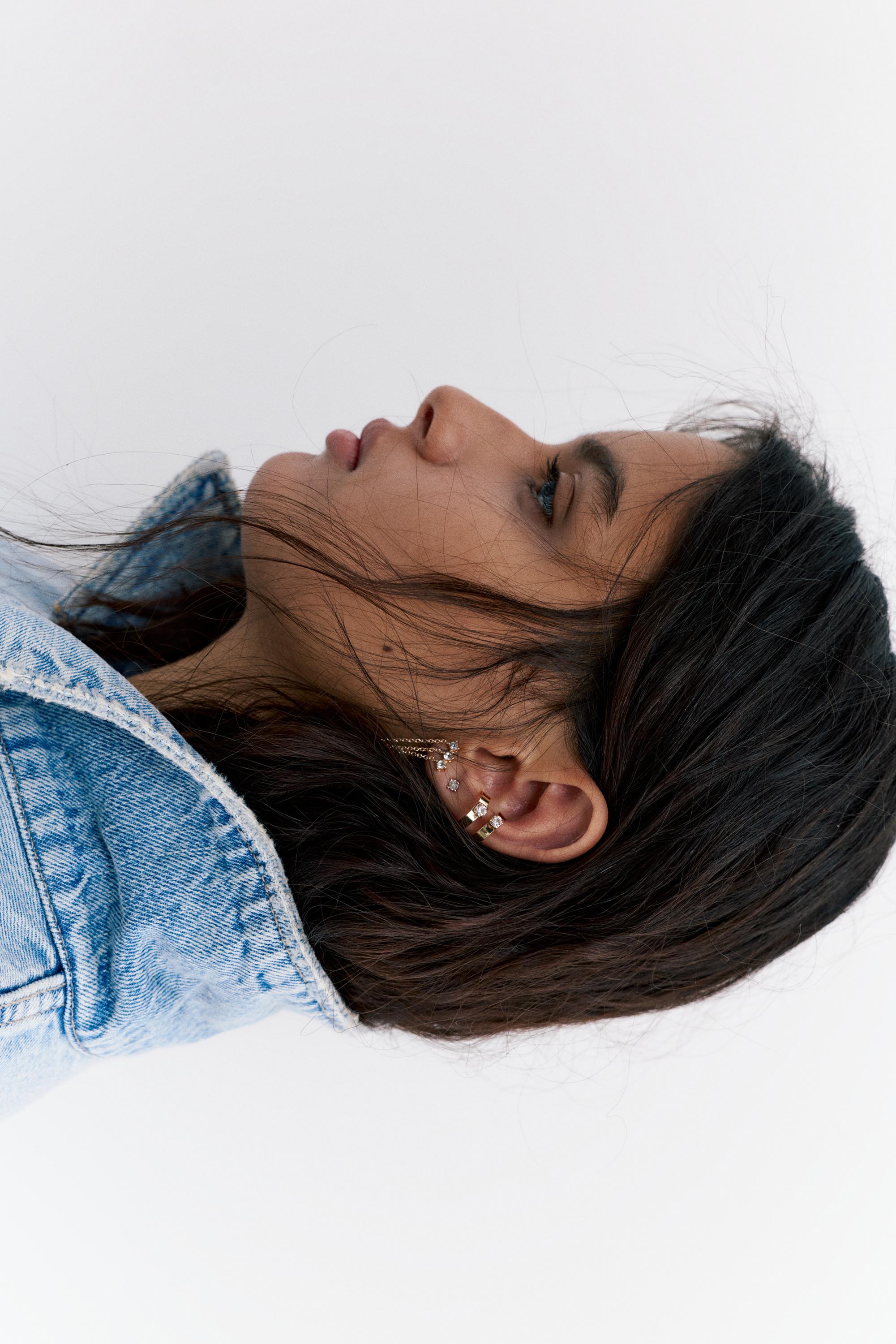 Worker denim ince ceket - Görsel 18