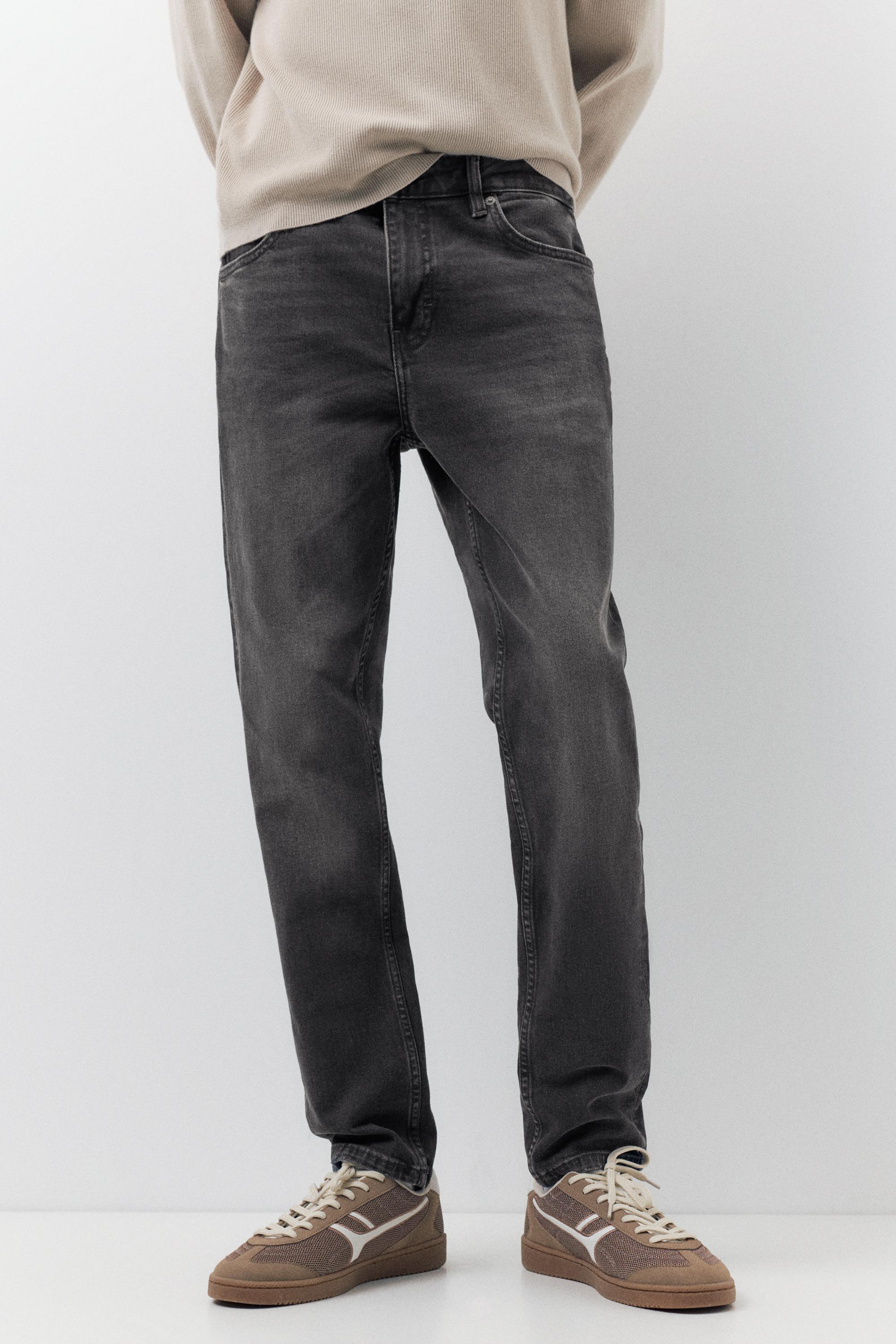 Slim fit jeans — Faded black