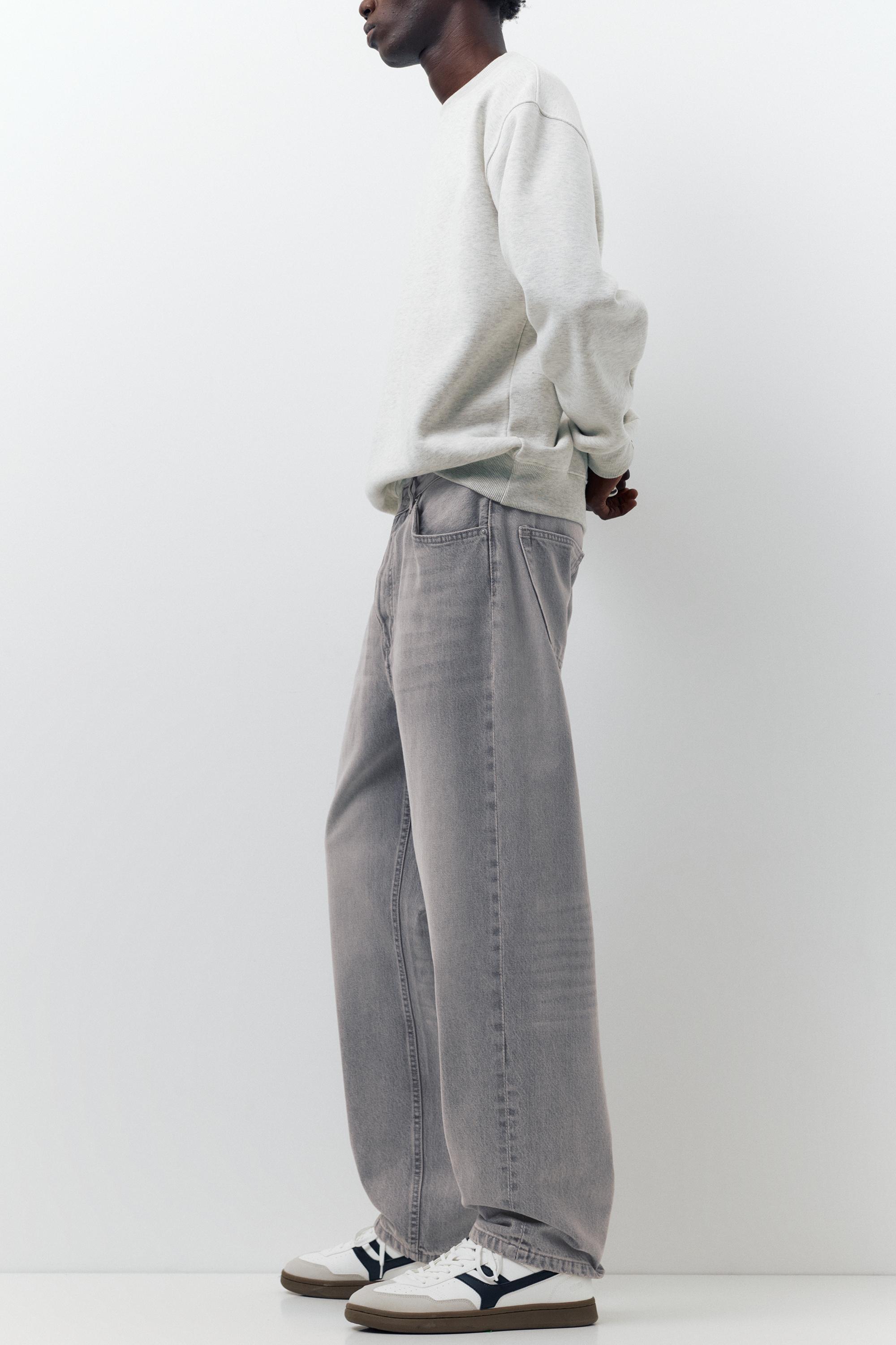 Baggy jeans — Pale grey