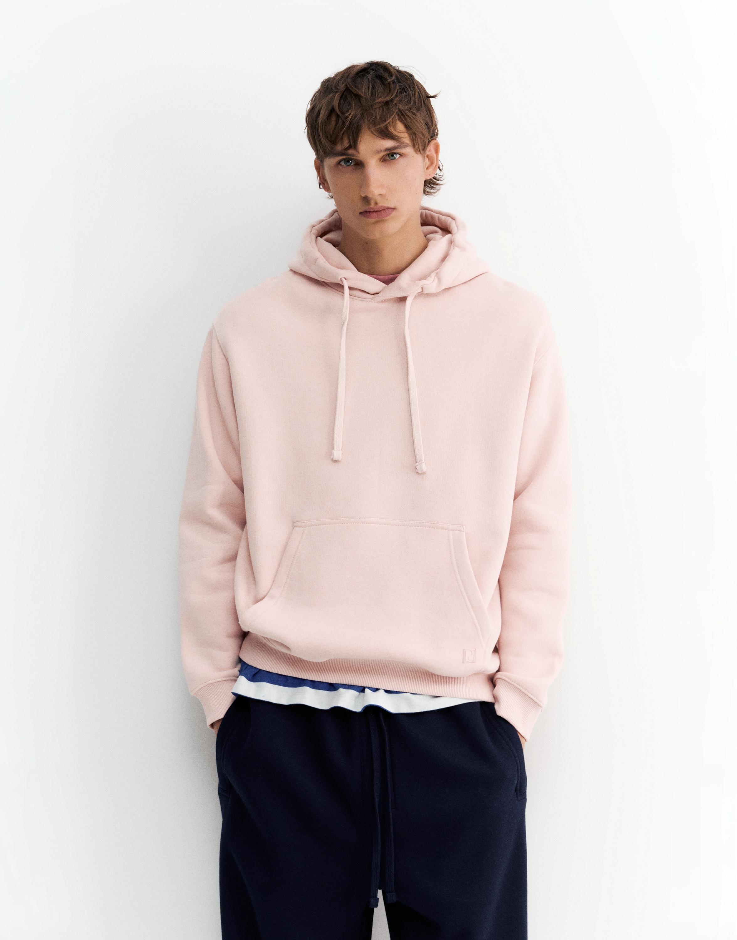 Basic hoodie — Pink