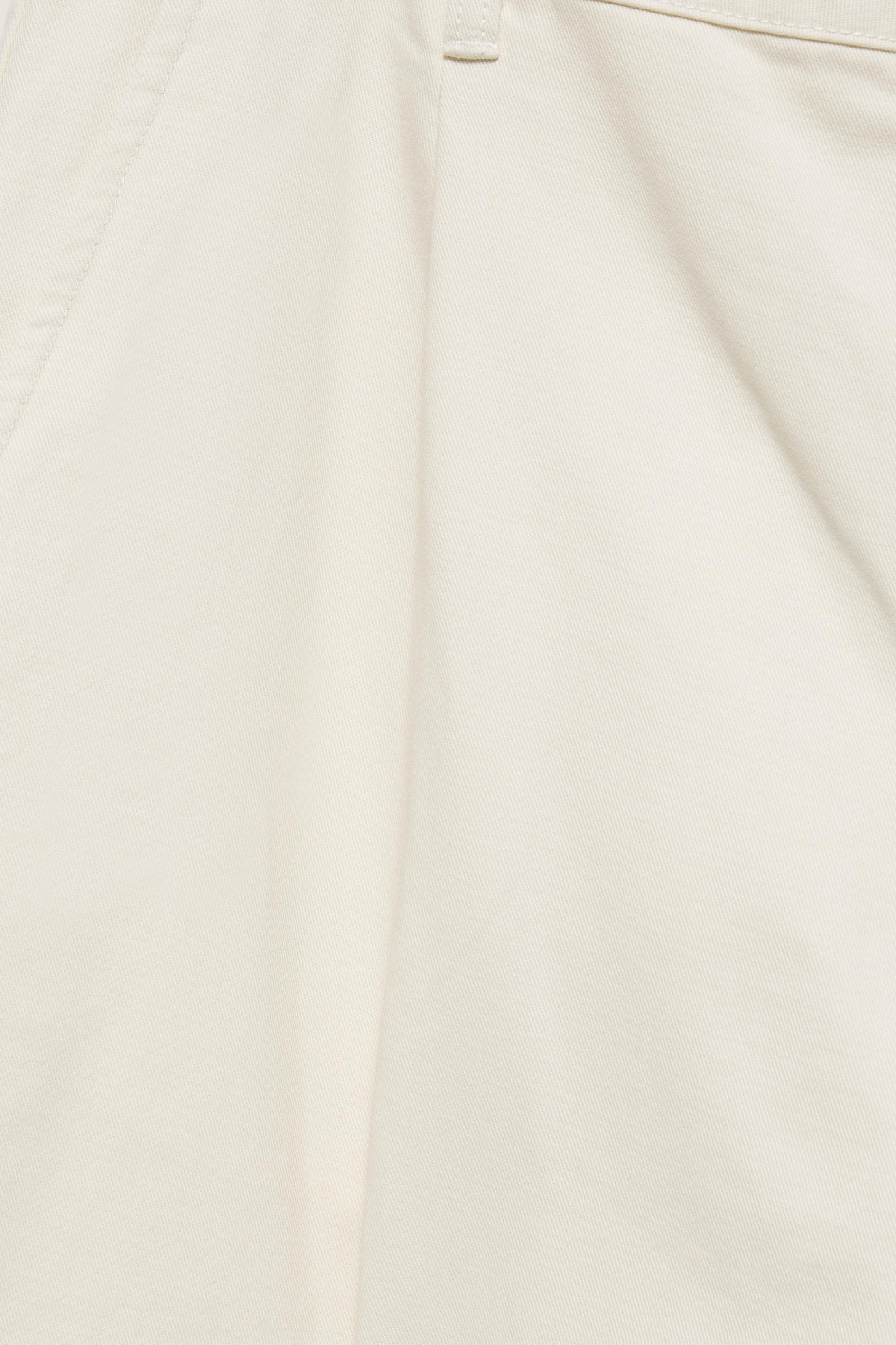 Baggy darted chinos — Off white