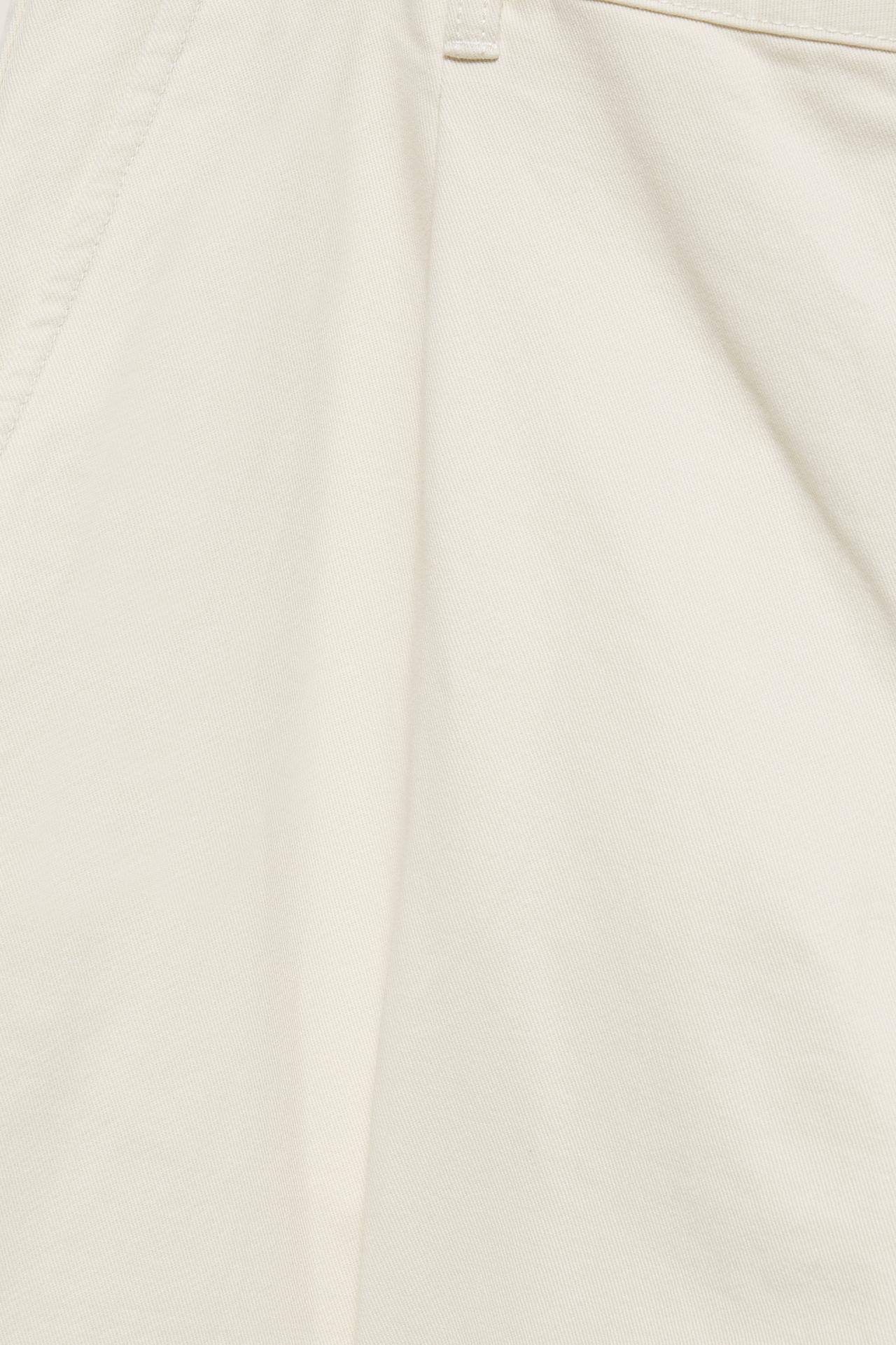 Baggy darted chinos — Off white