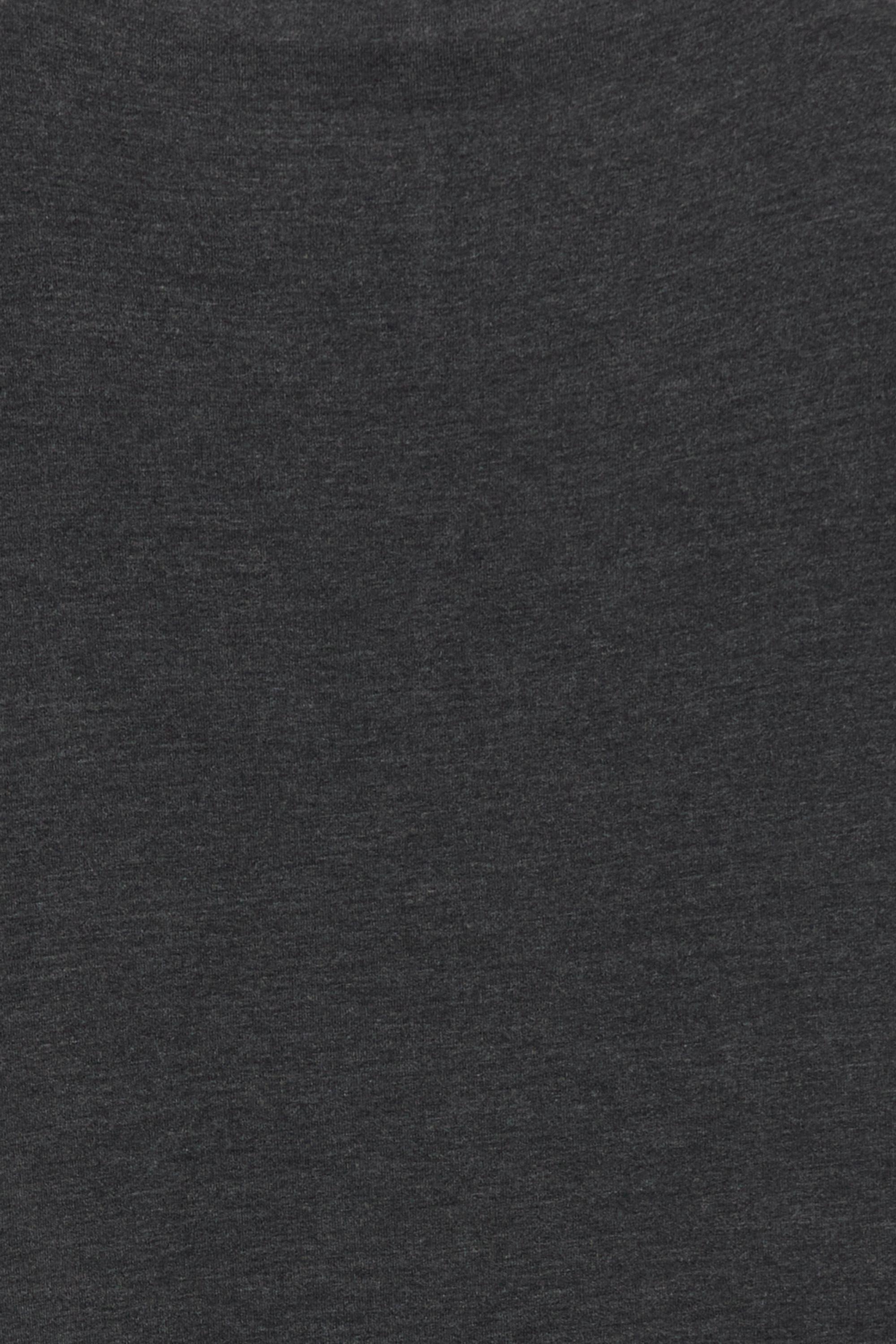 Short mock neck dress — Grey marl
