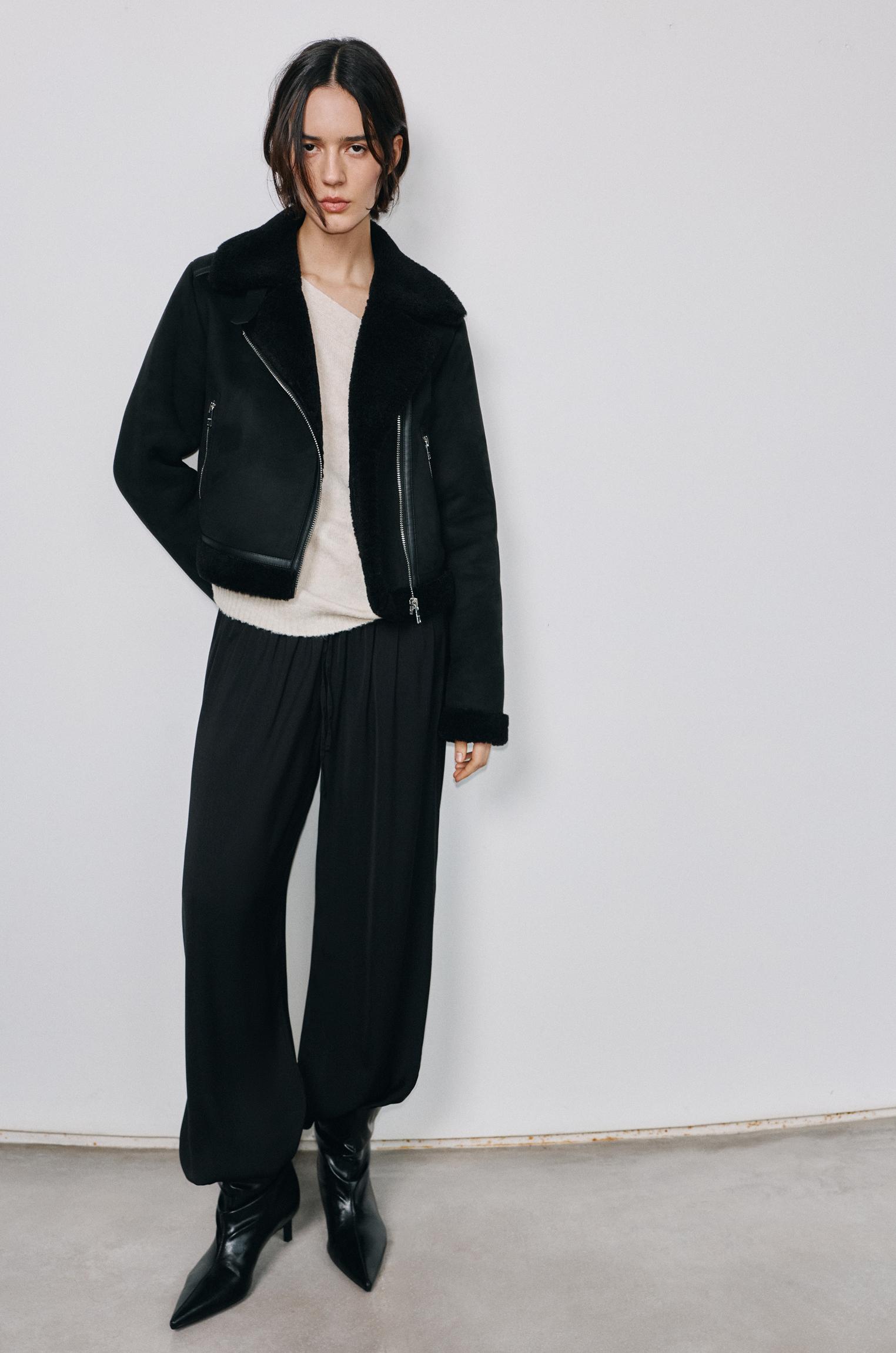 Short Reversible Jacket — Black