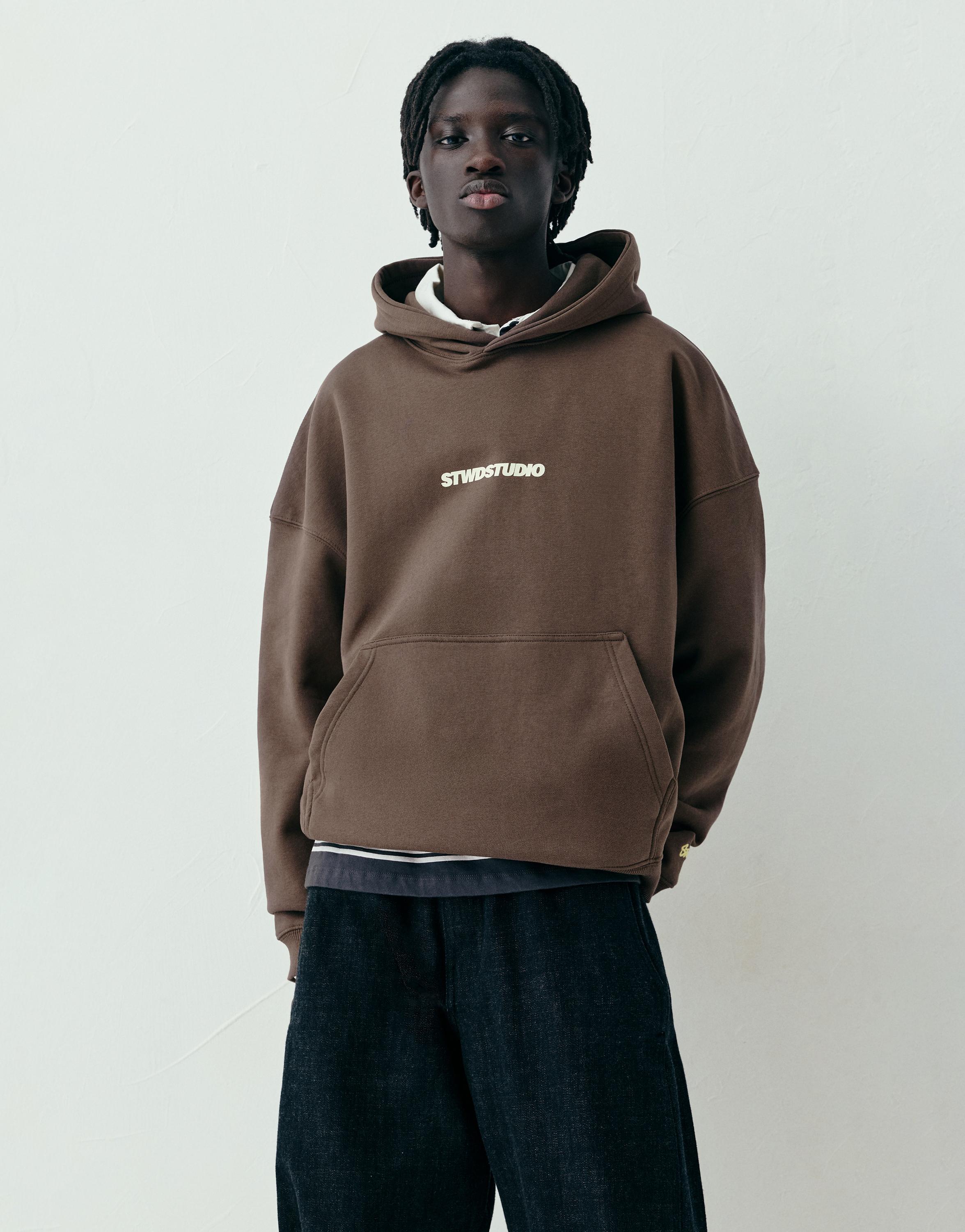 STWD Studio kapüşonlu sweatshirt - Görsel 8