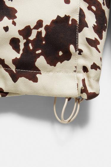 Dickies animal print jacket — Ecru 6