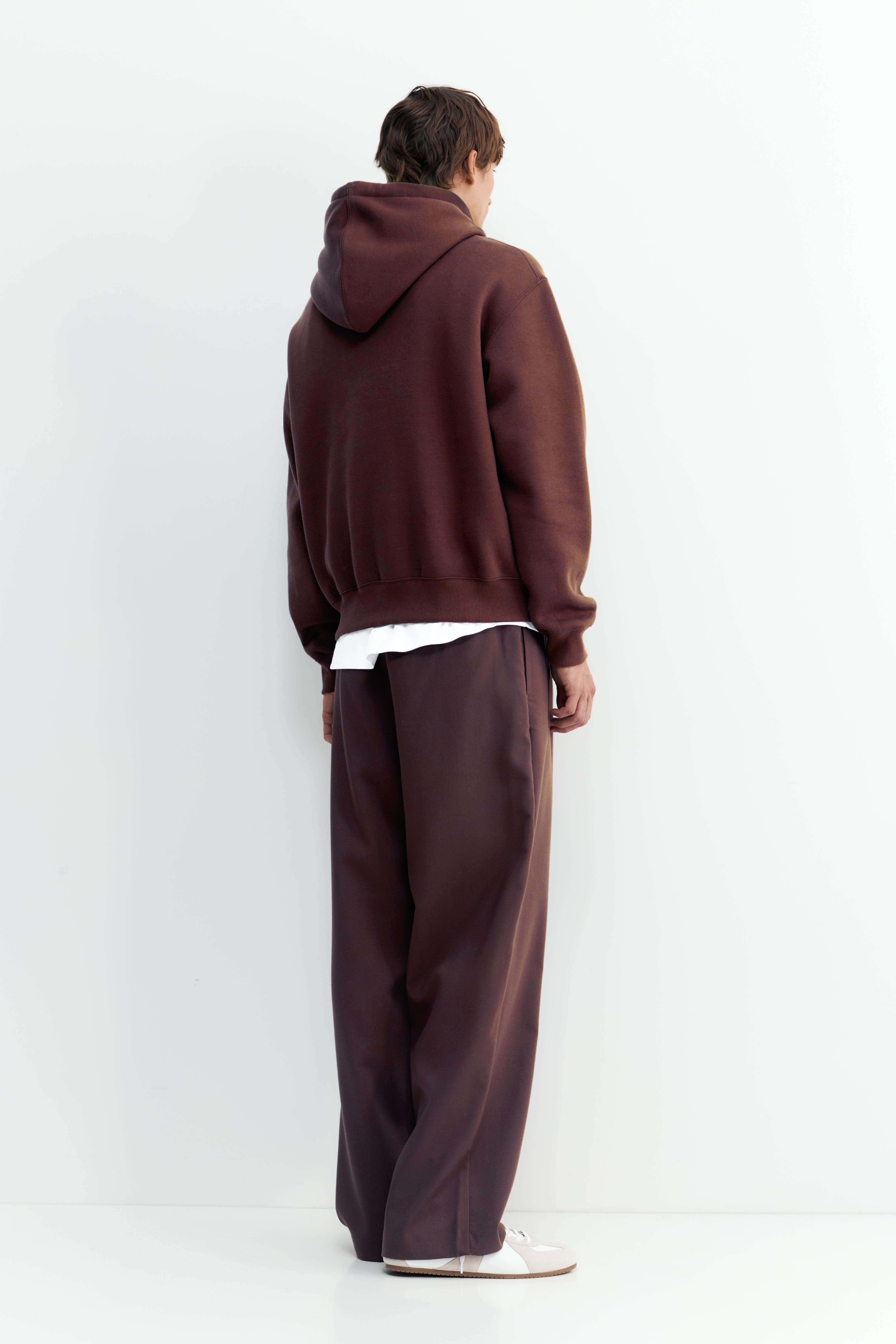 Basic hoodie — Chocolate