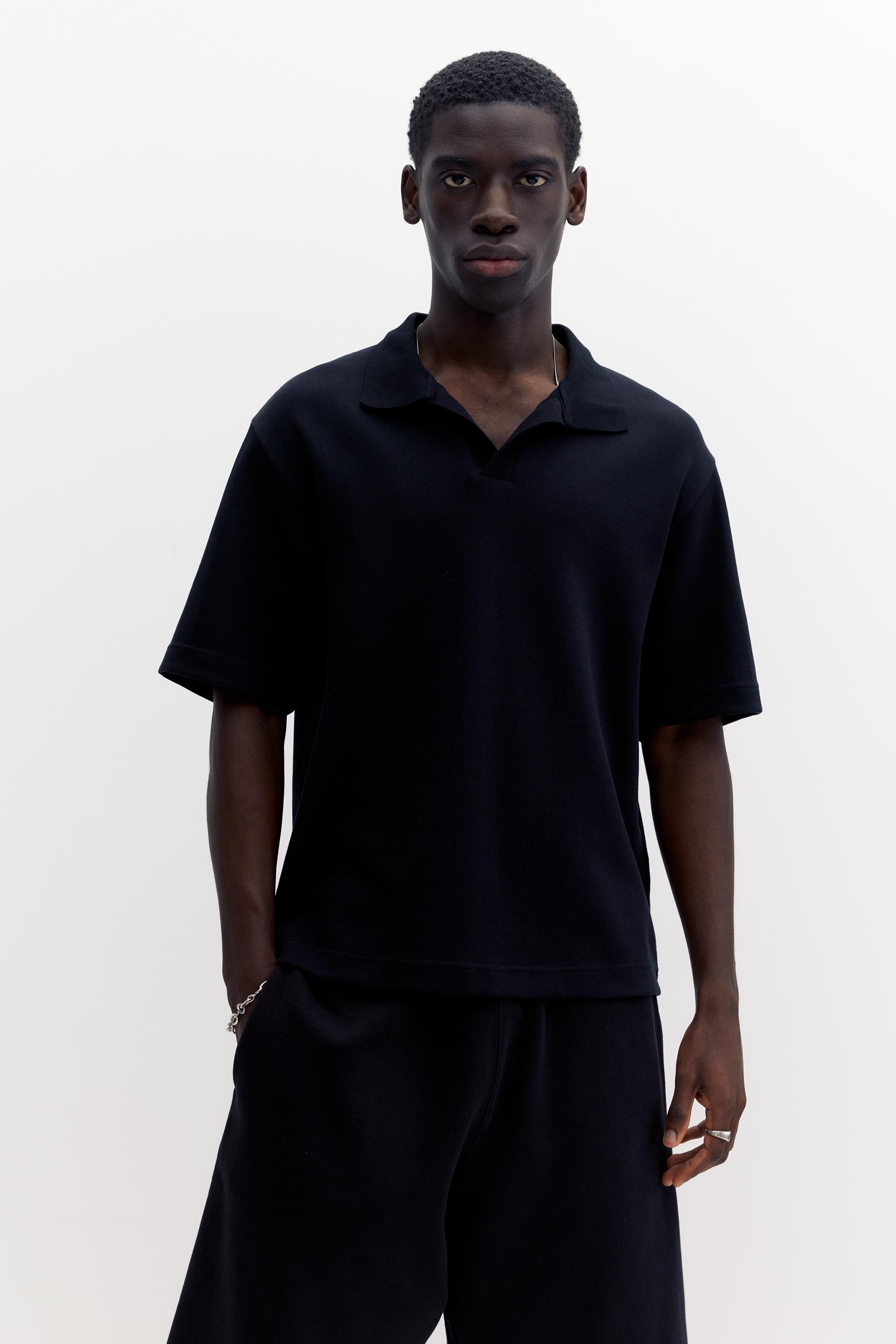 Kısa kollu interlok polo - Görsel 16