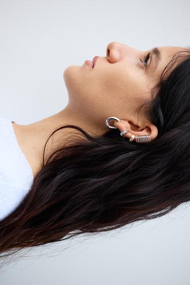 Ear cuff earring pack — Silver 2