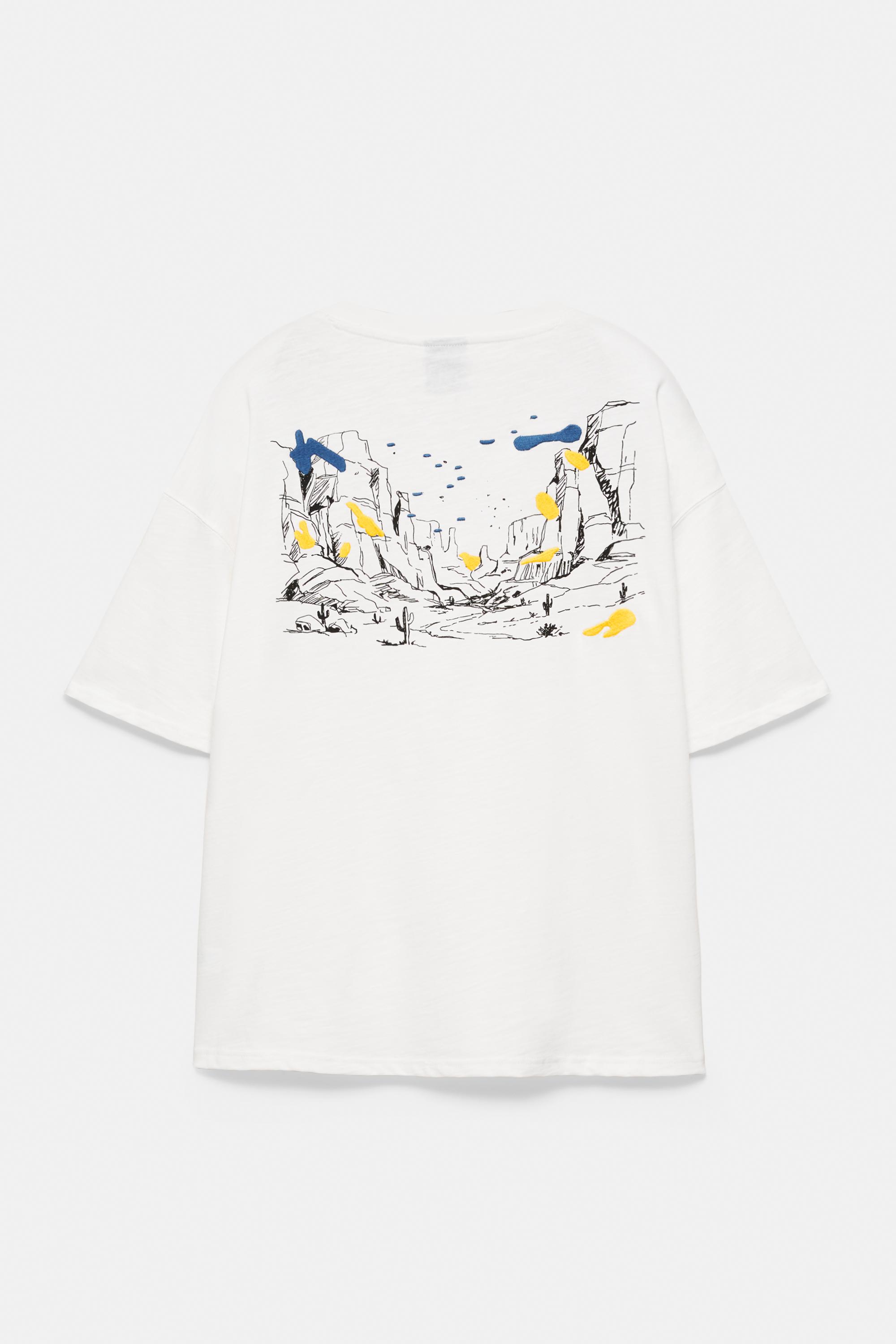 West Paradise graphic T-shirt — Off white