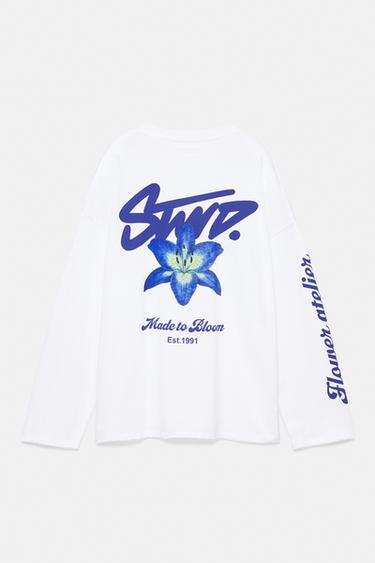 STWD flower graphic T-shirt — White 7