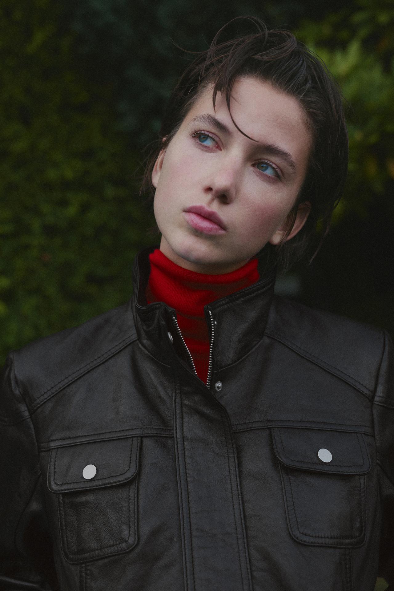 100% leather jacket — Black