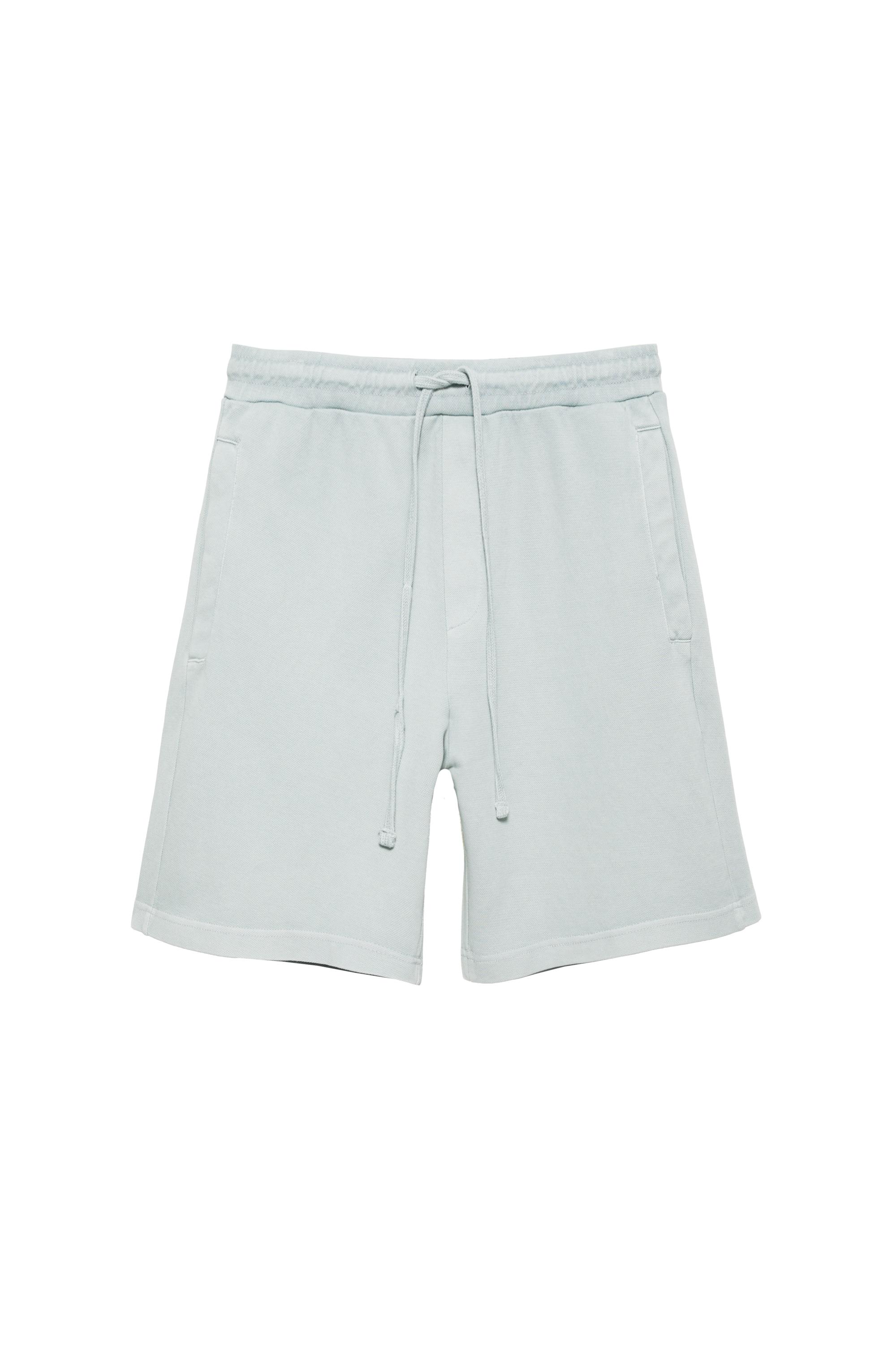 Dokulu jogger bermuda - Görsel 19