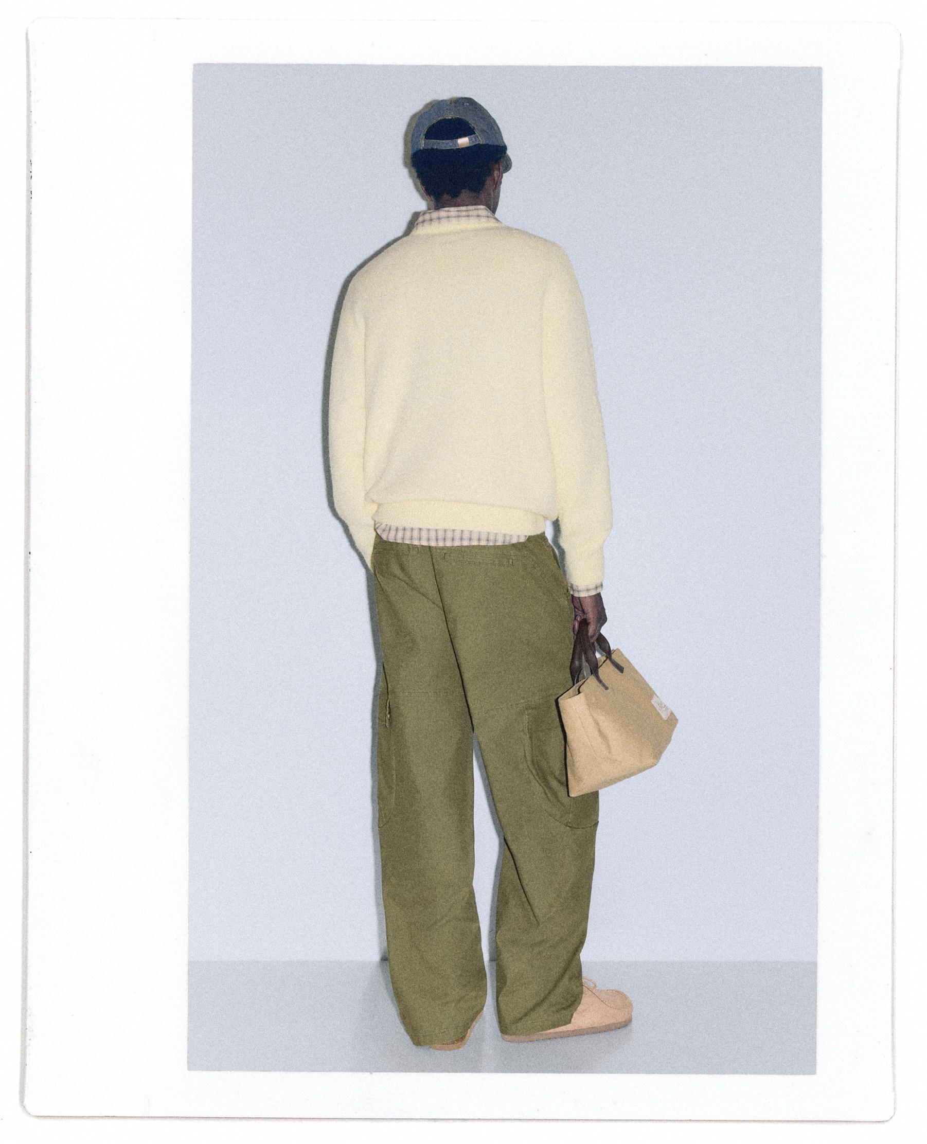 Round neck jumper — Yellow