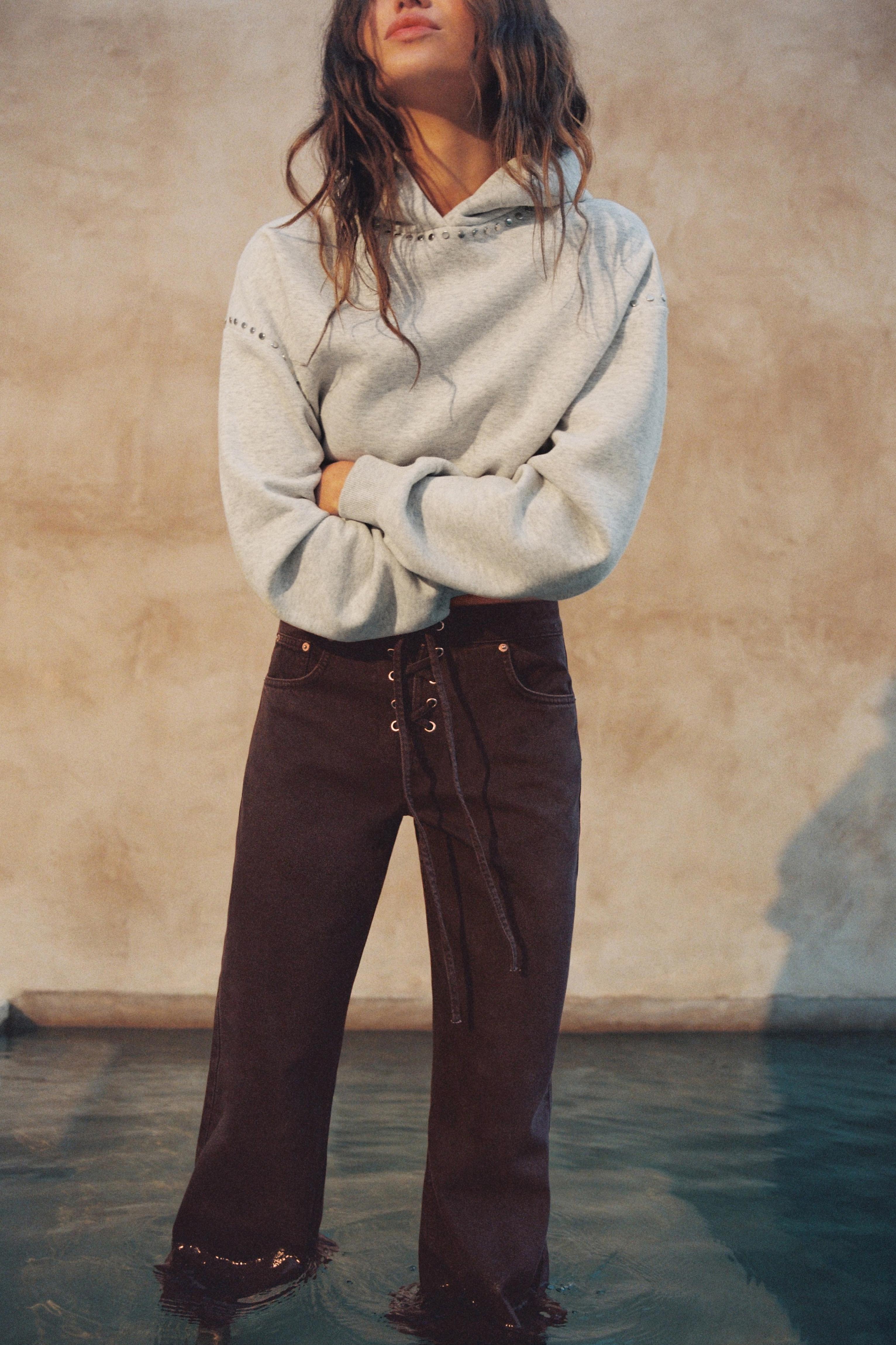 Çıtçıtlı kapüşonlu sweatshirt - Görsel 14