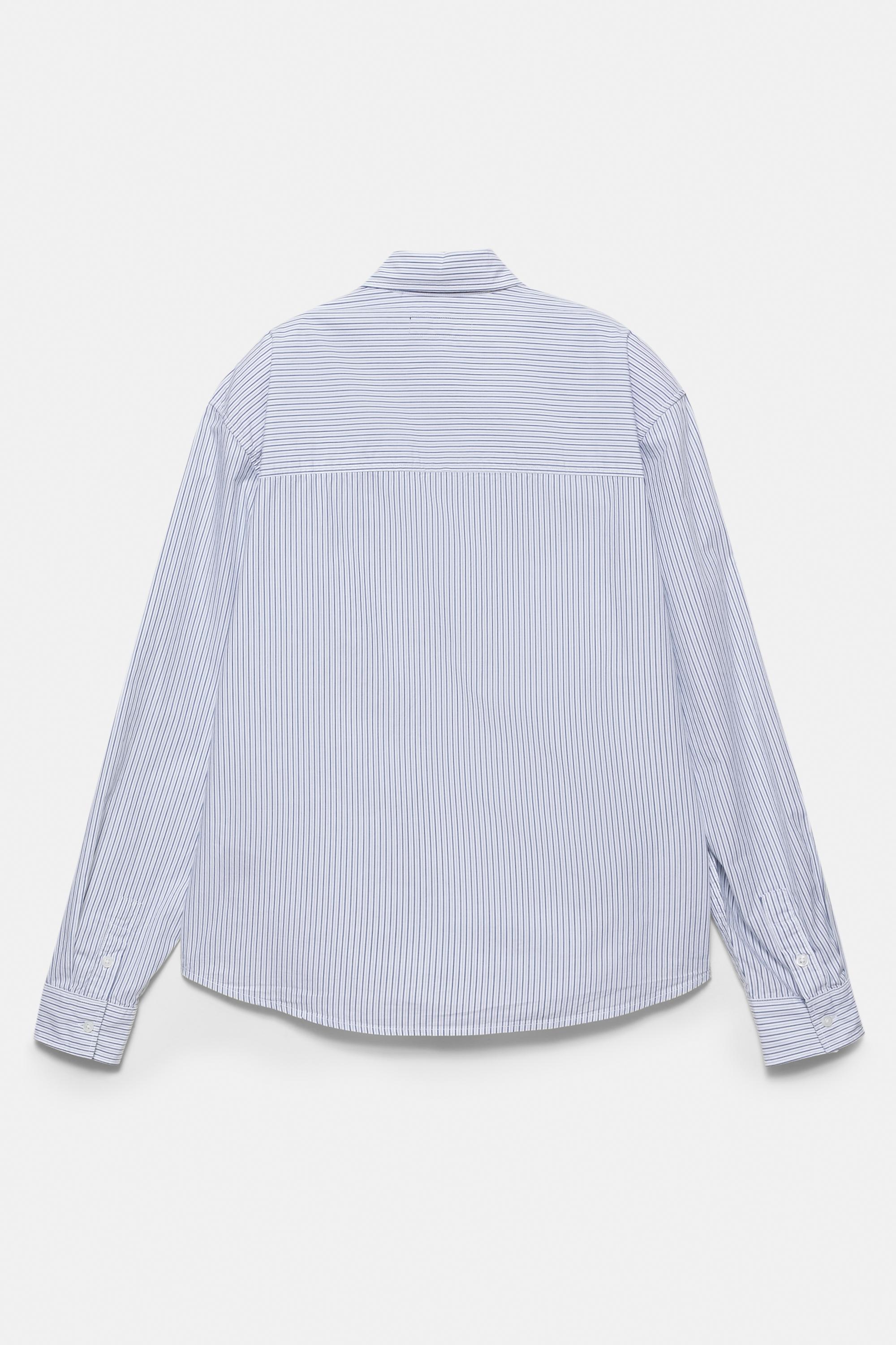 Çizgili uzun kollu gömlek - Görsel 16