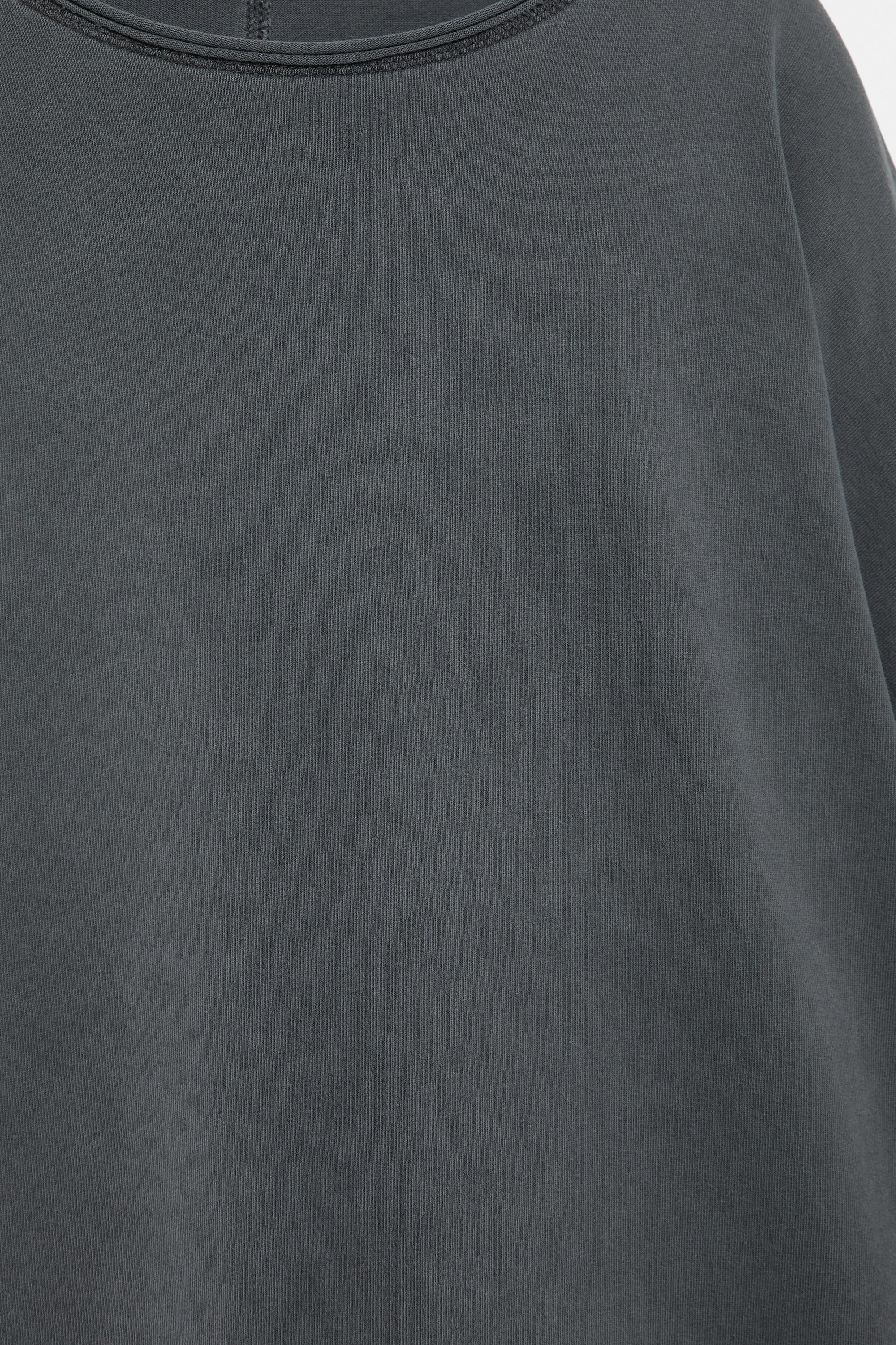 Oversize long sleeve T-shirt — Dark grey