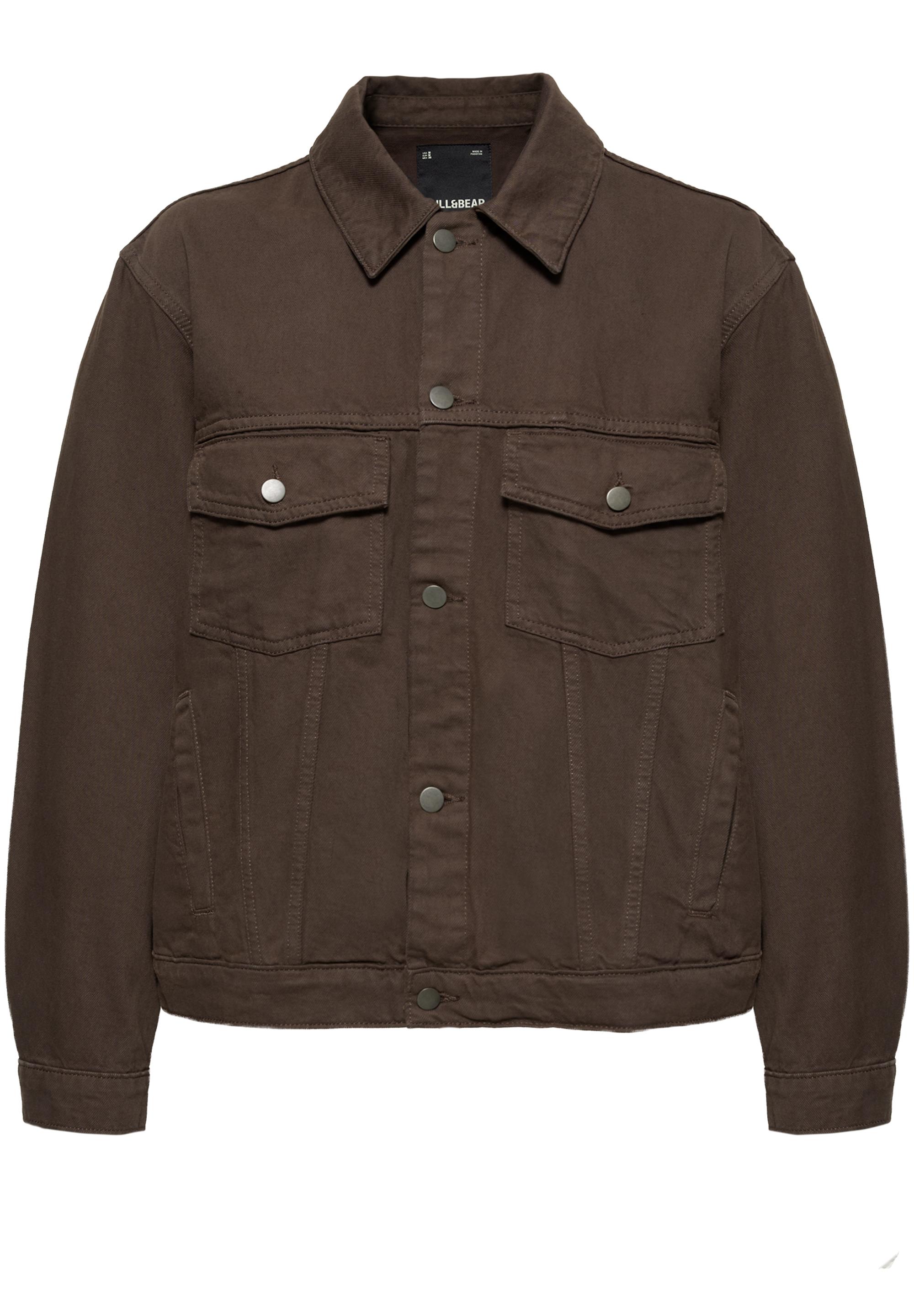 Trucker denim jacket — Brown