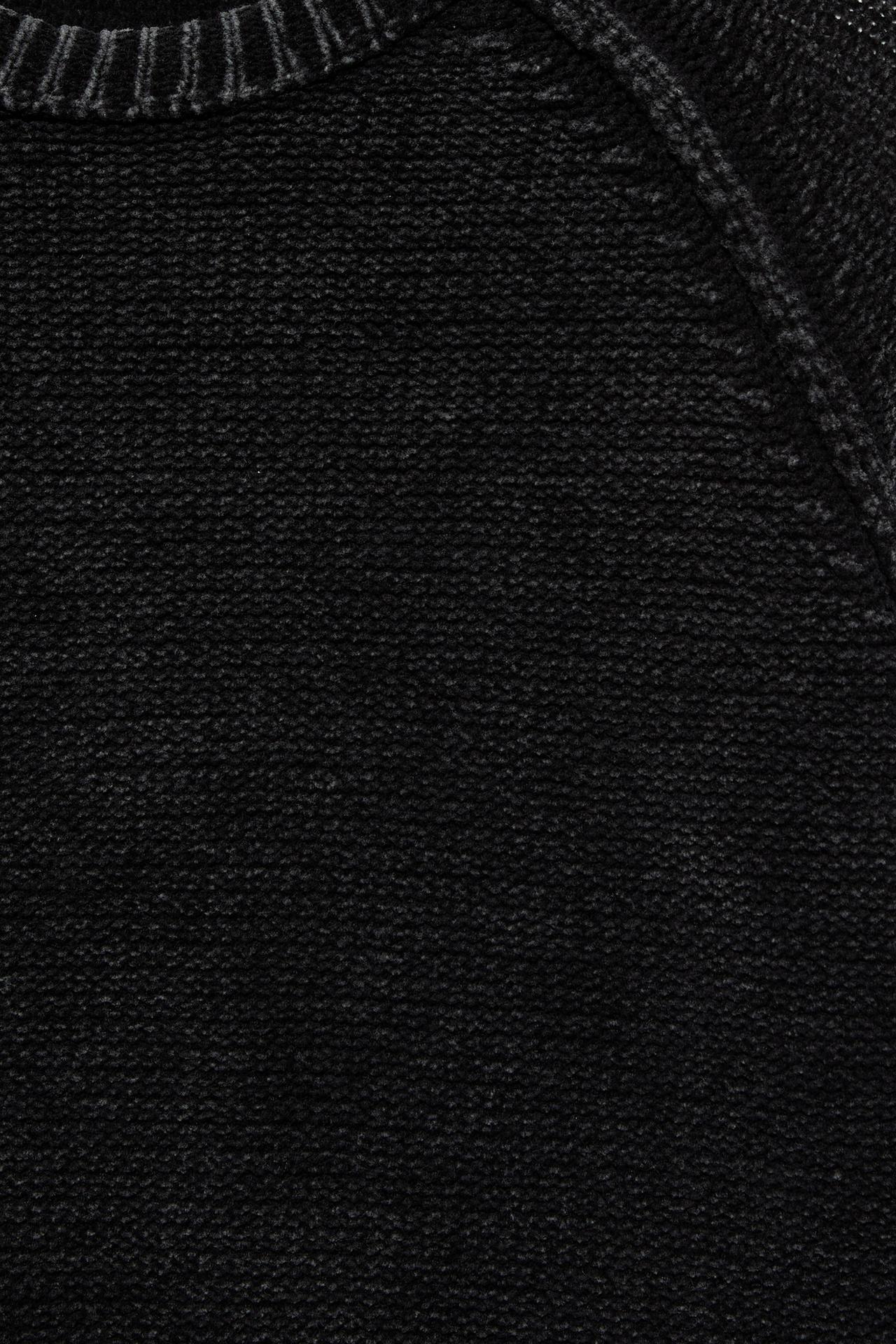 Washed finish jumper — Black