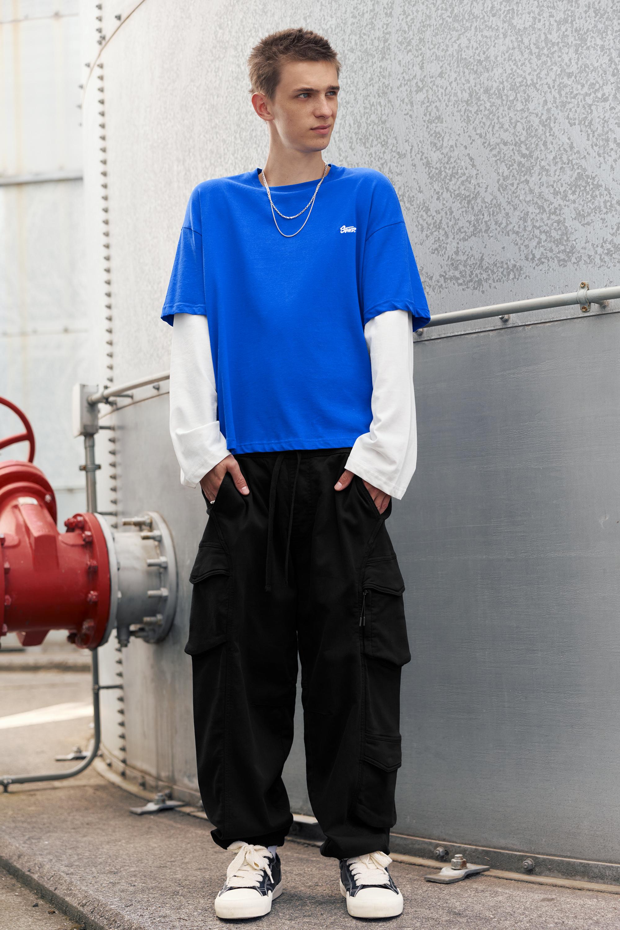 Multi-pocket joggers — Black