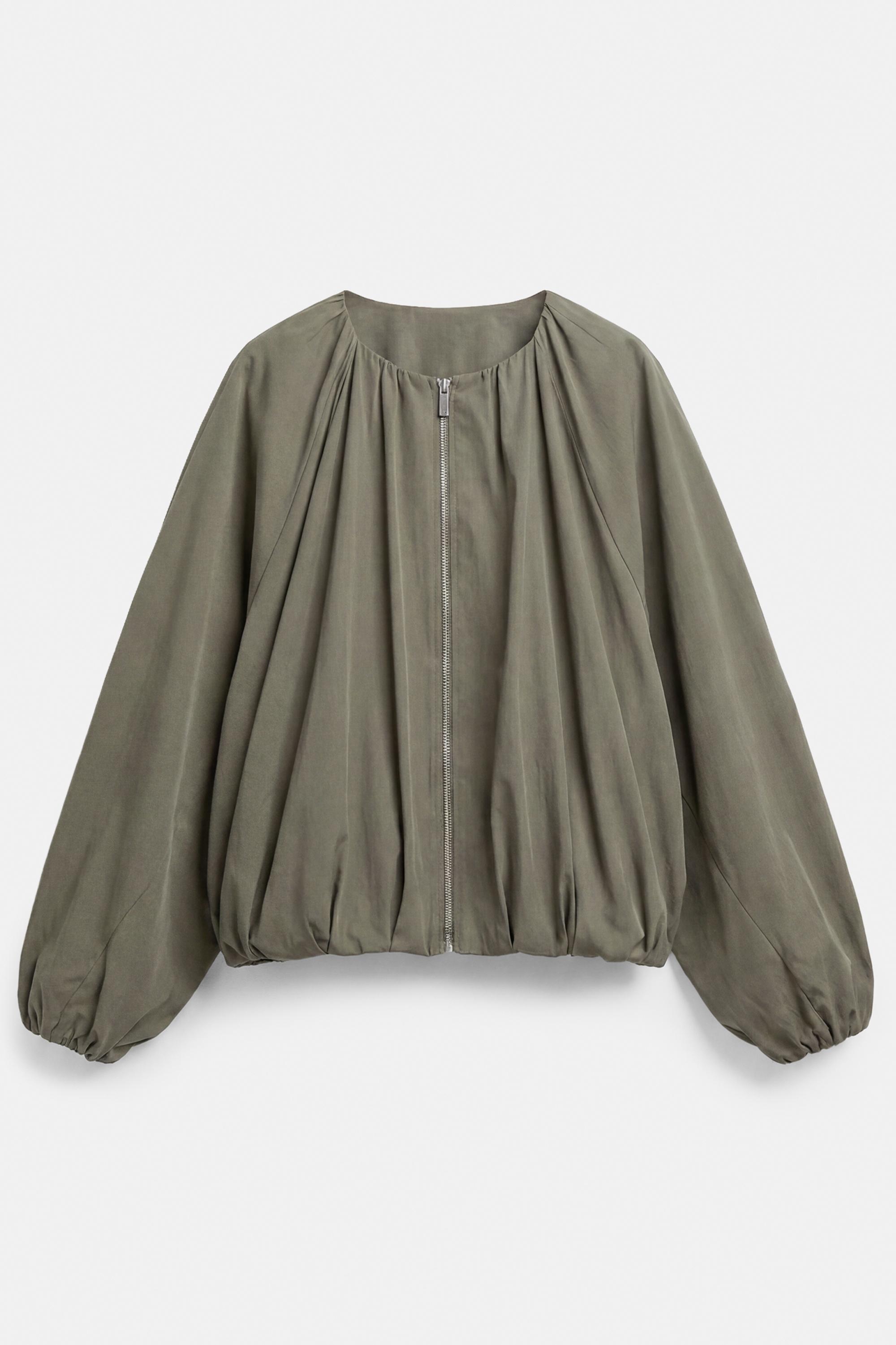 Balloon bomber jacket — Khaki