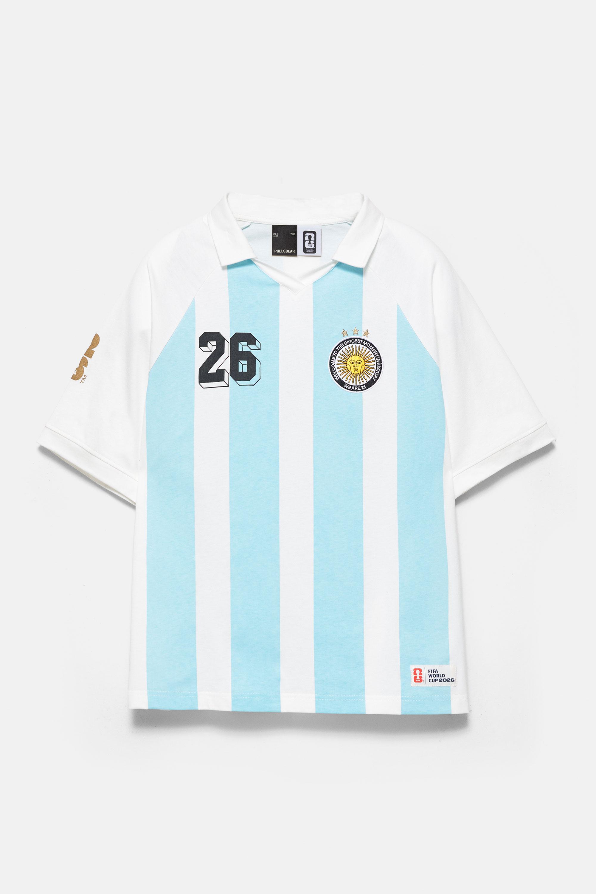Argentina FIFA WORLD CUP 26™ polo shirt — Off white
