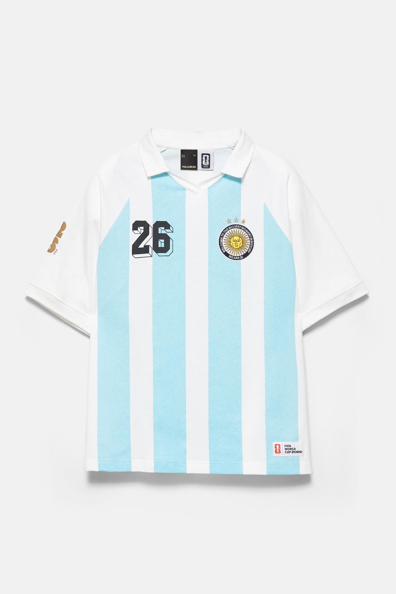 Argentina FIFA WORLD CUP 26™ polo shirt — Off white