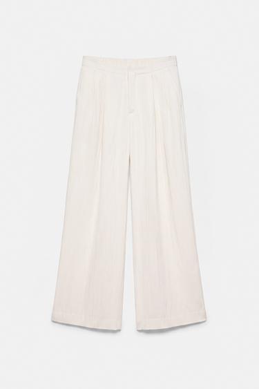 Darted smart trousers — Ecru 7