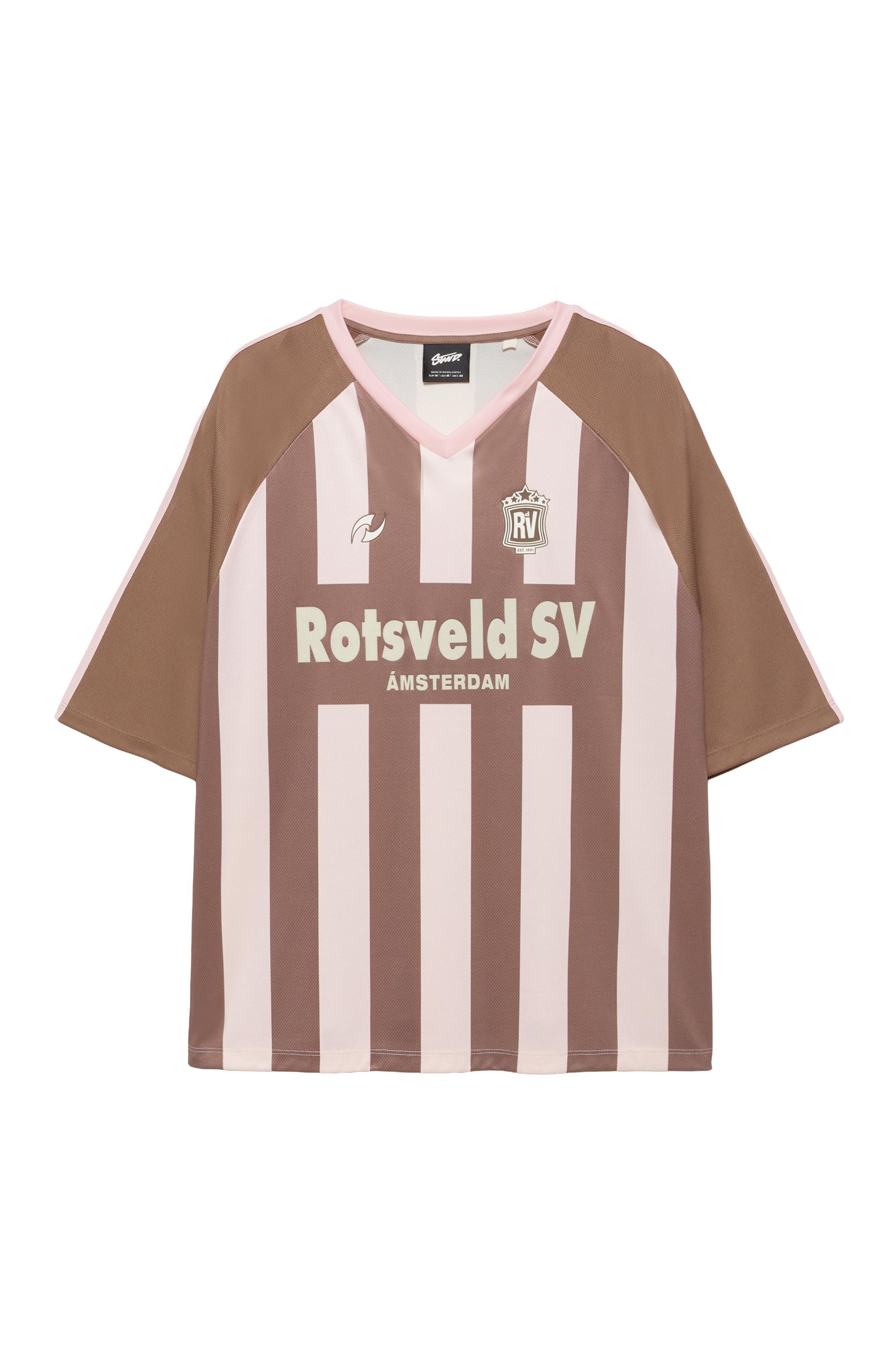 Çizgili Amsterdam futbol tişörtü - Görsel 3