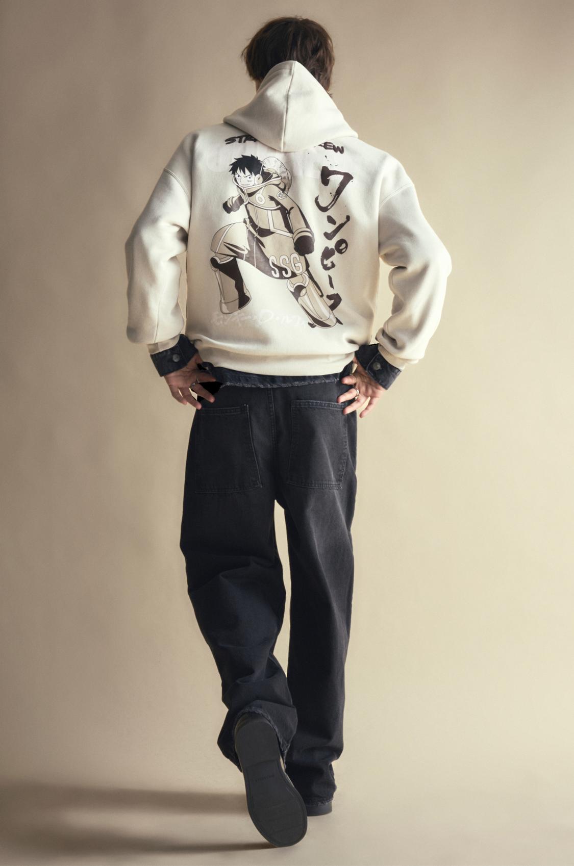 Pull And Bear Felpe One Piece One Piece Hoodie Pull&bear