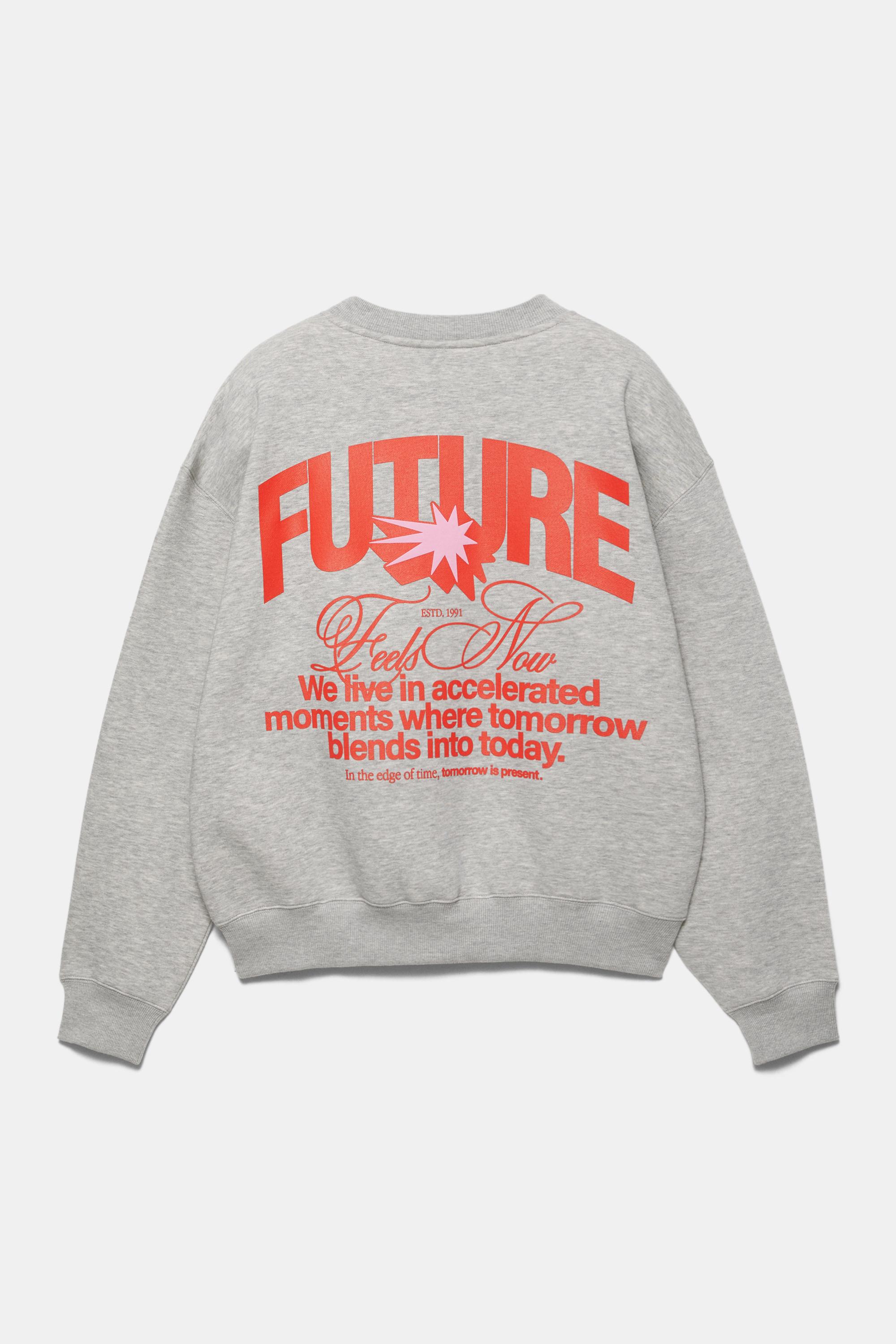 Gri Future sweatshirt - Görsel 5