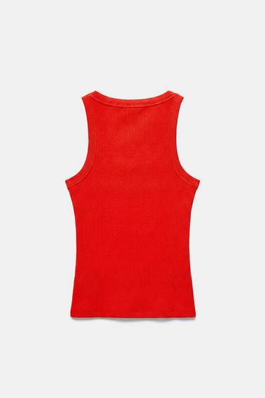 Basic tank top — Red 6