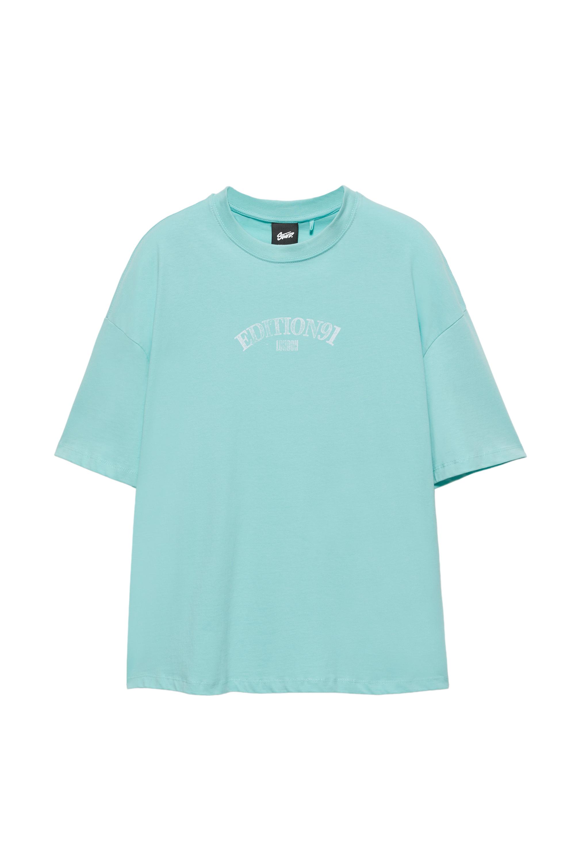 Pull&Bear STWD kutu kesim tişört görsel 3