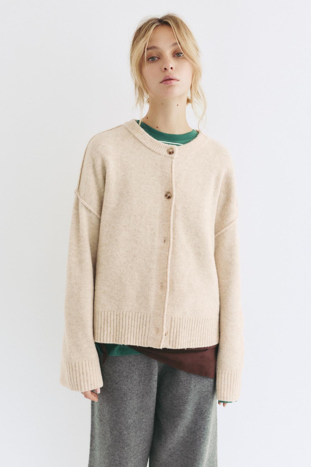 Cárdigan punto soft PULL&BEAR - Main Image